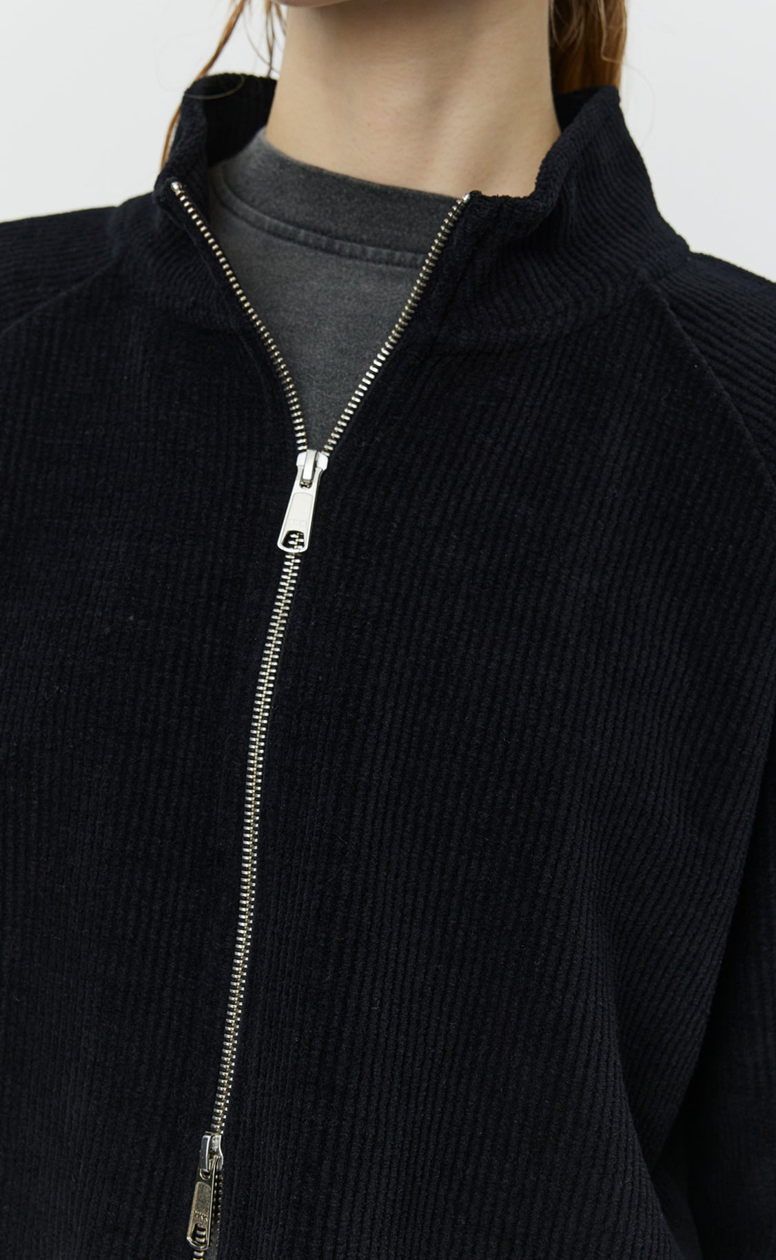 MFPEN - Cropped leisure zip-up black MFPEN