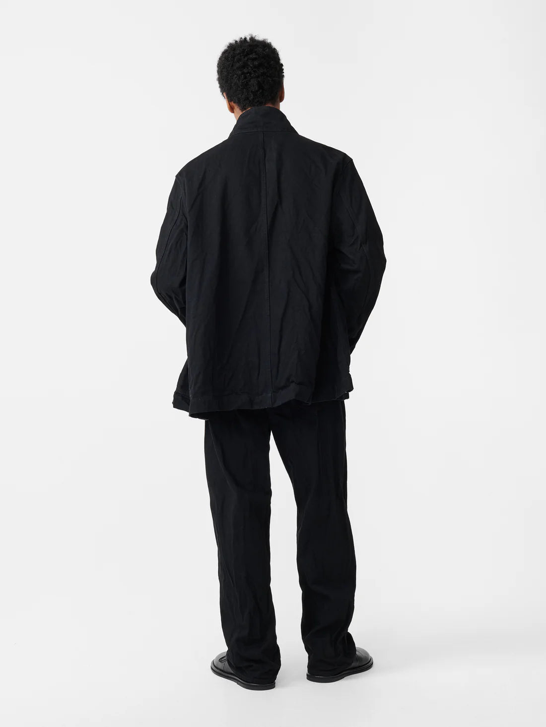 STUDIO NICHOLSON - District crinkle denim jacket STUDIO NICHOLSON