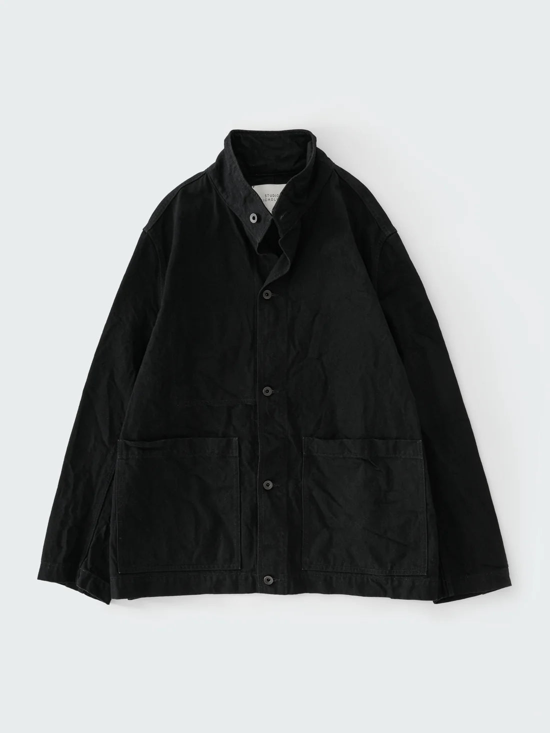 STUDIO NICHOLSON - District crinkle denim jacket STUDIO NICHOLSON