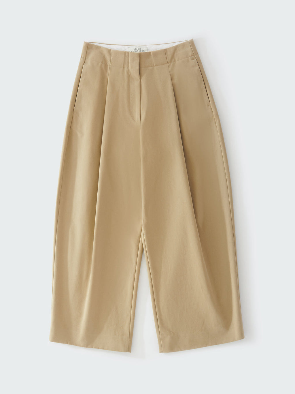 STUDIO NICHOLSON - Dordoni volume pant peach cotton twill
