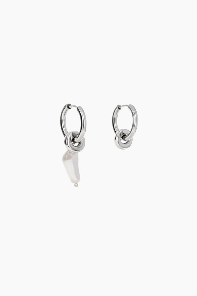 JUSTINE CLENQUET - denise earrings palladium