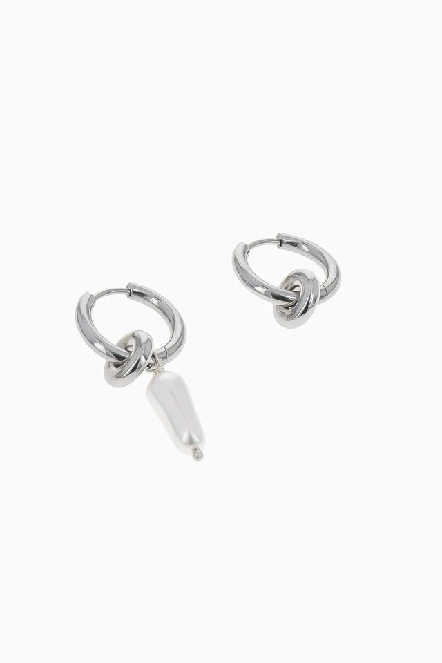 JUSTINE CLENQUET - denise earrings palladium