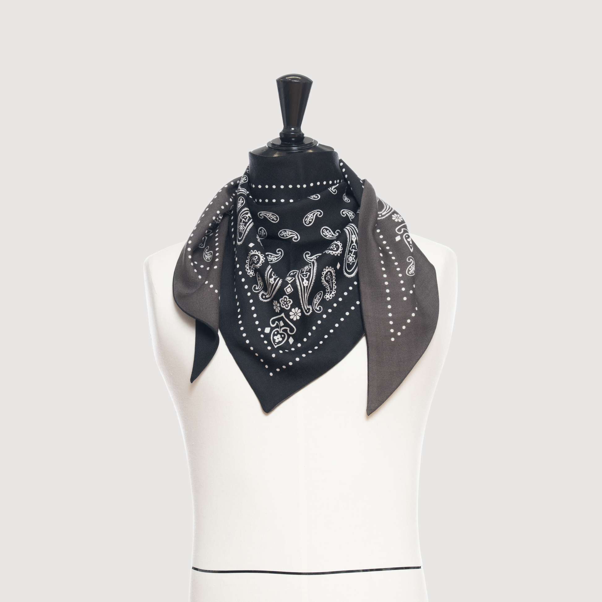 DESTIN - Triangle Bicolor Black Mud