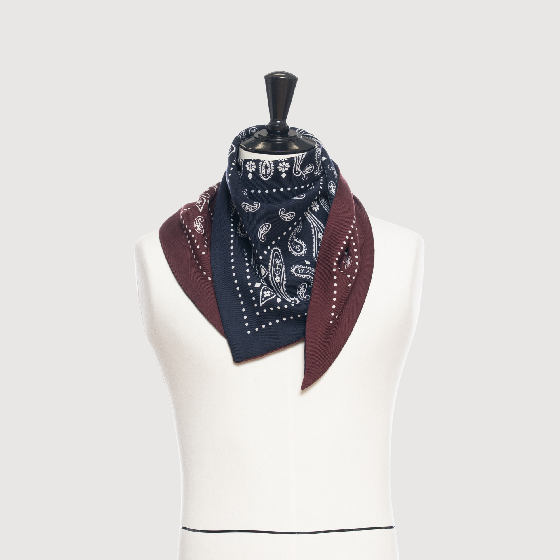 DESTIN - Triangle Bicolor Navy Port