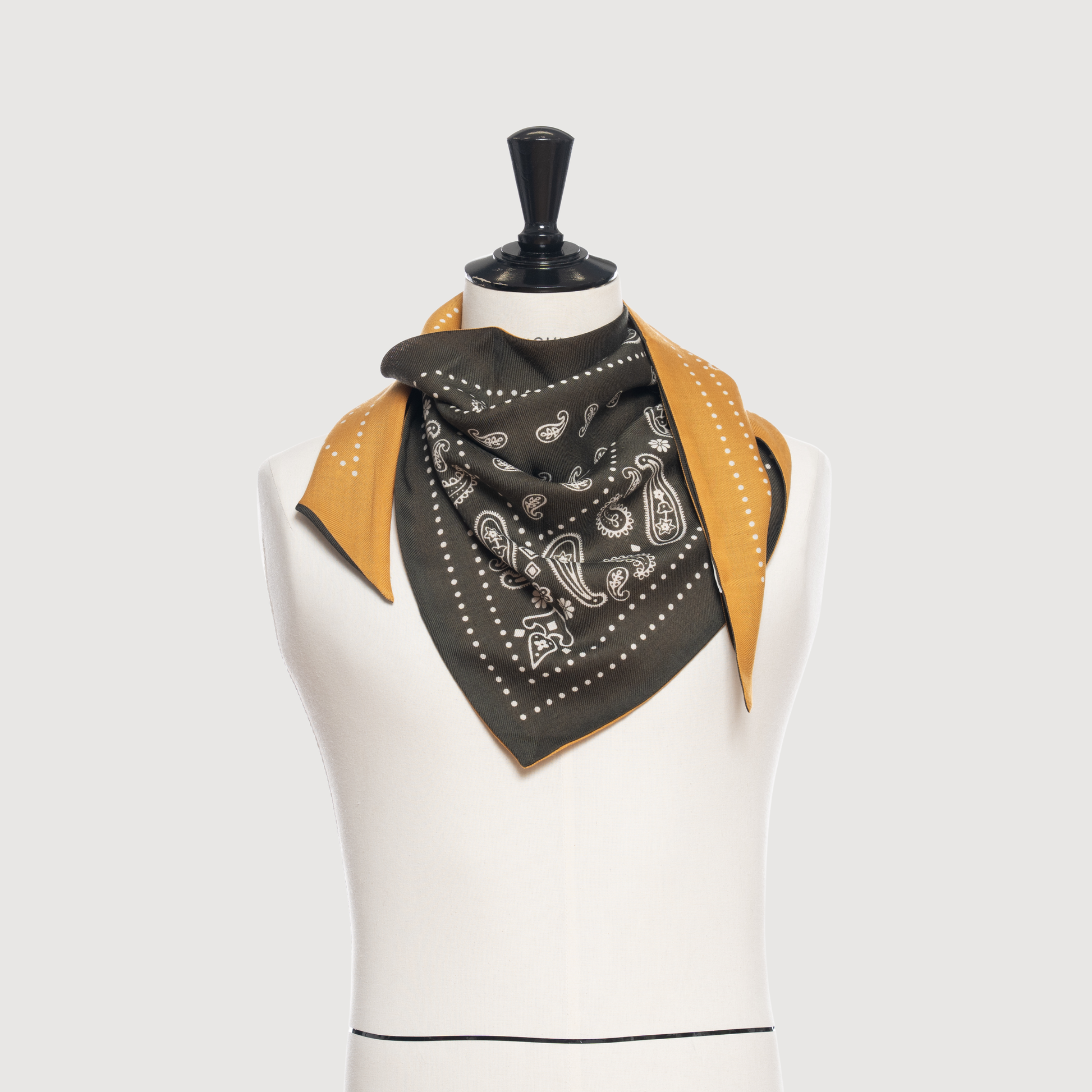 DESTIN - Triangle Bicolor Ocra Militaire