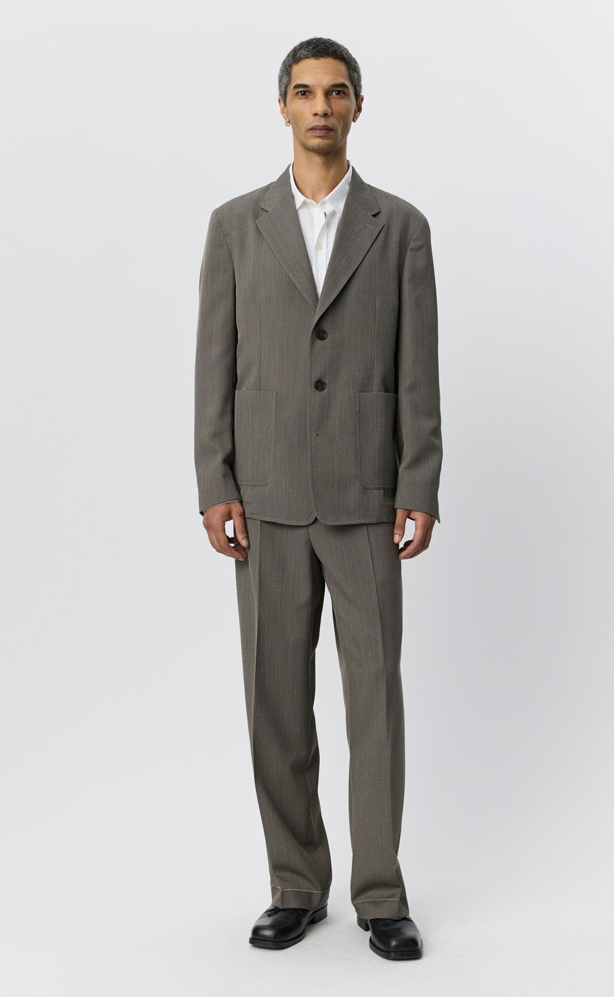 MFPEN - Domain jacket Taupe wool twill