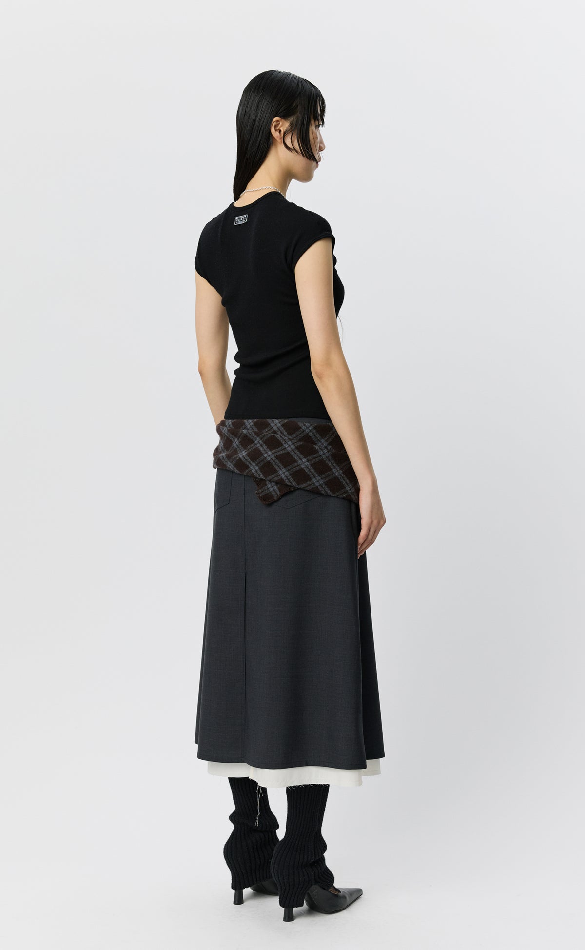 MFPEN - Drop shoulder tank Black rib