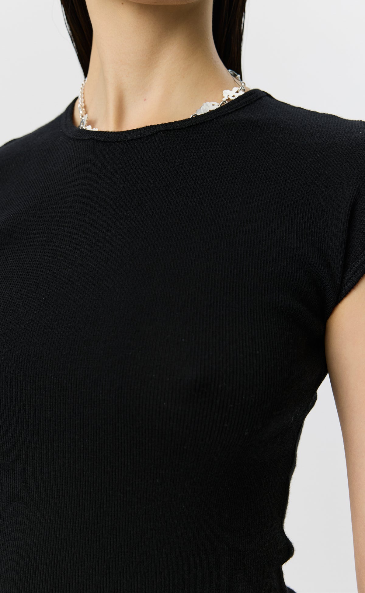 MFPEN - Drop shoulder tank Black rib