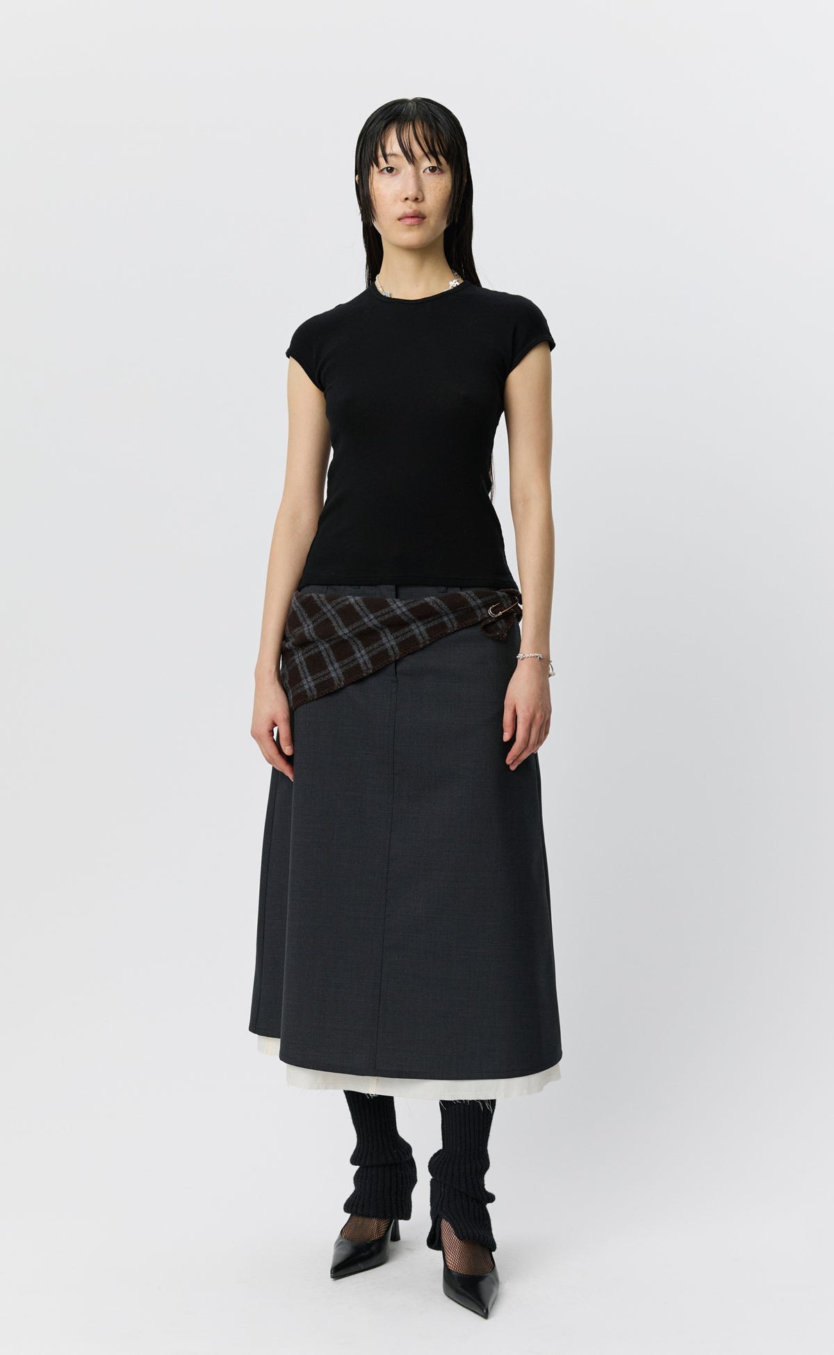 MFPEN - Drop shoulder tank Black rib