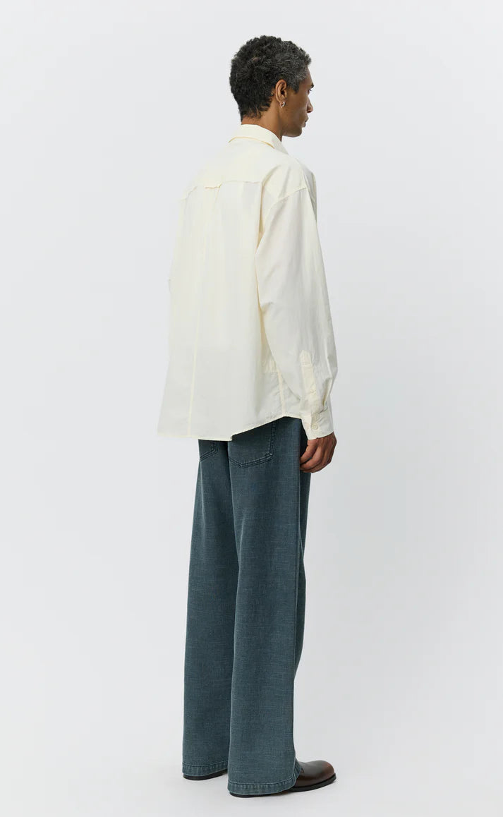 MFPEN - Essay shirt off white micro check