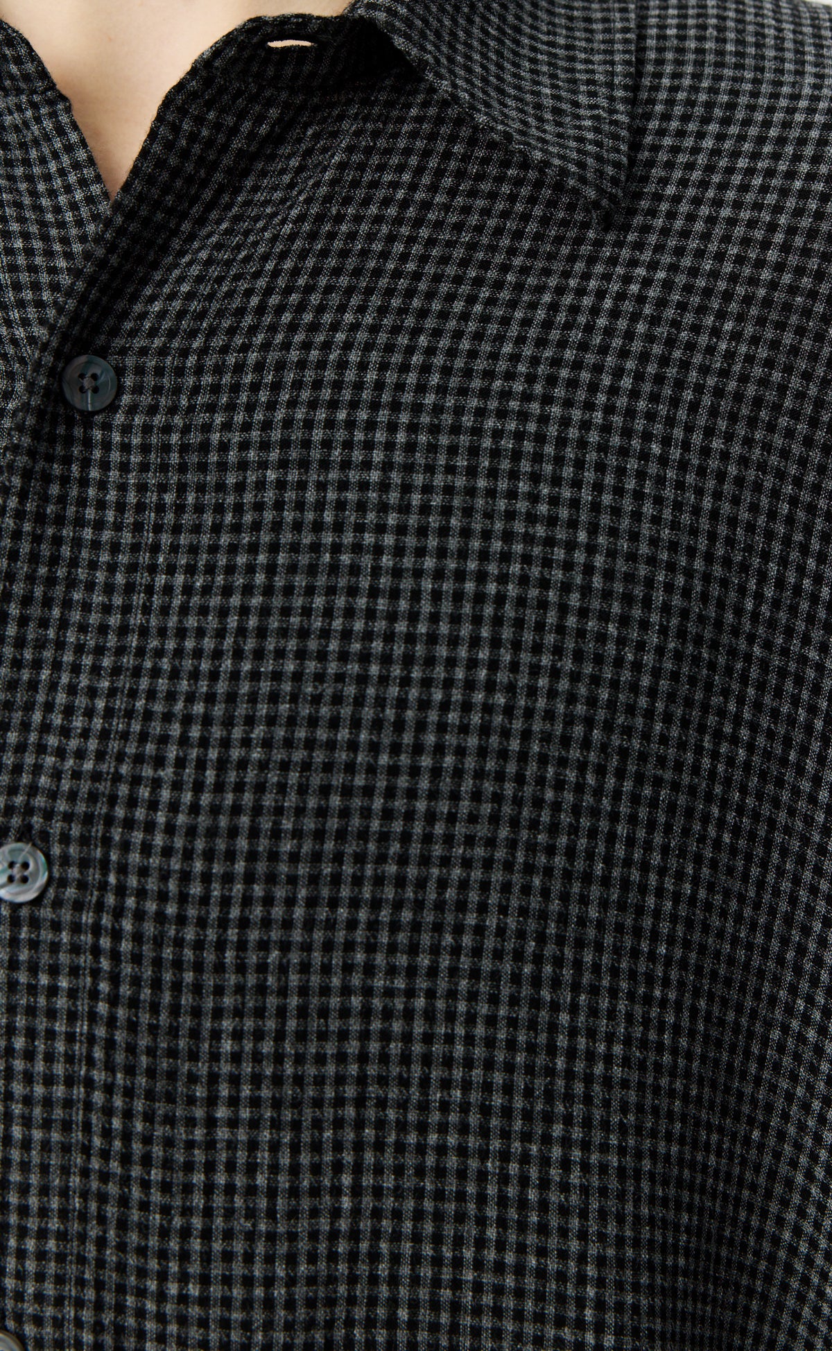 MFPEN - Exact shirt Dark grey check