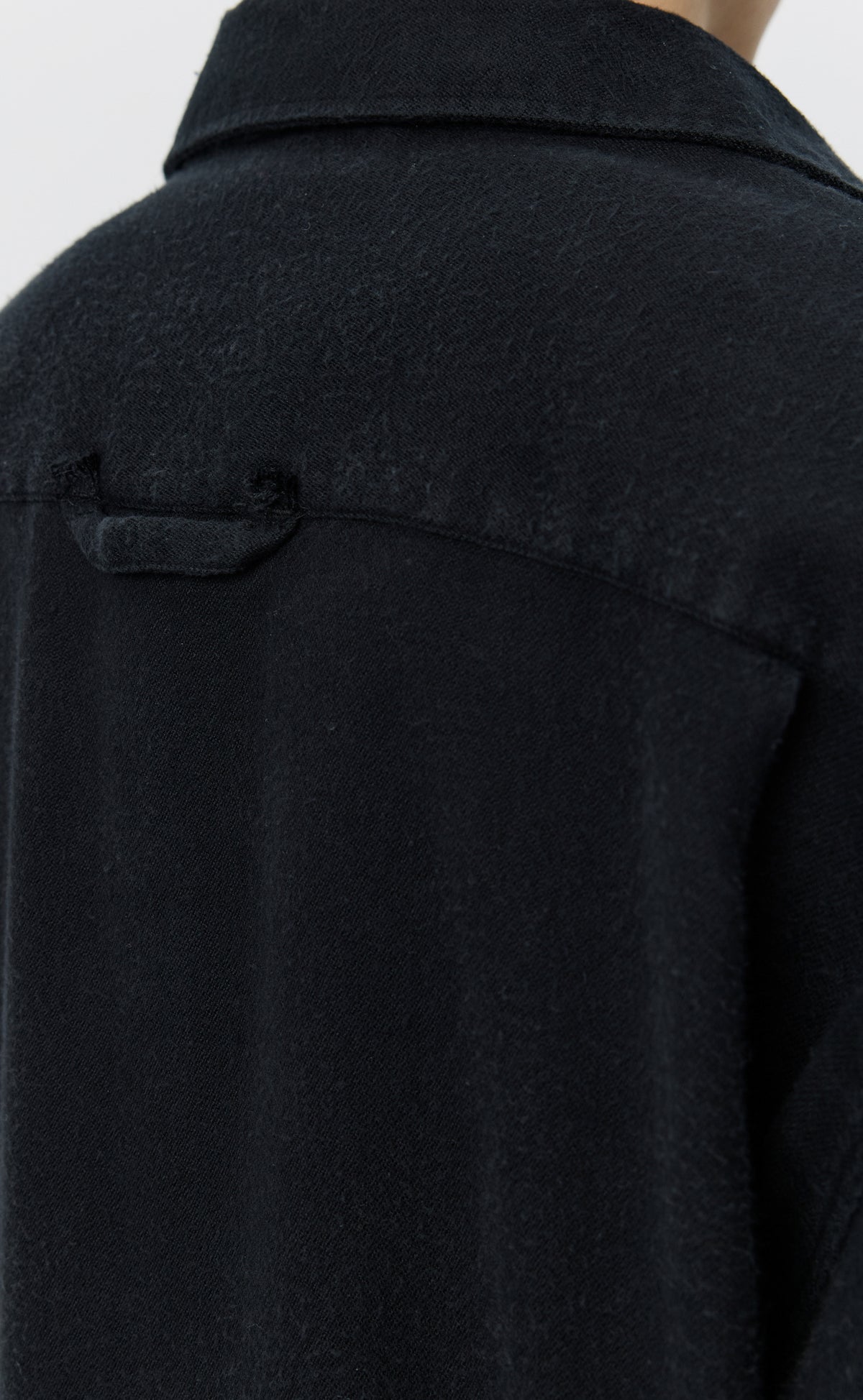 MFPEN - Gambler shirt Black fuzz tencel