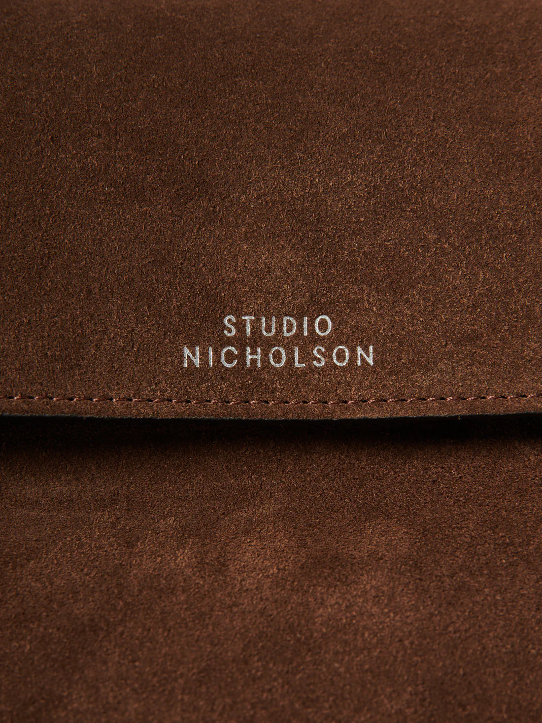 STUDIO NICHOLSON - Bag shiboru vesuvio suede STUDIO NICHOLSON