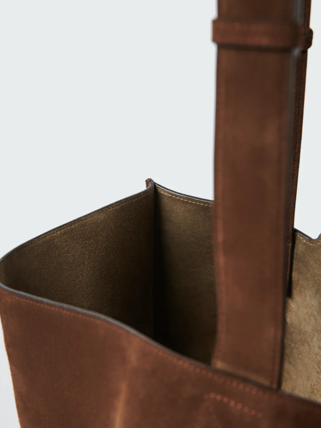 STUDIO NICHOLSON - Bag shiboru vesuvio suede STUDIO NICHOLSON