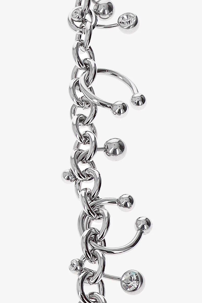 JUSTINE CLENQUET - holly necklace palladium