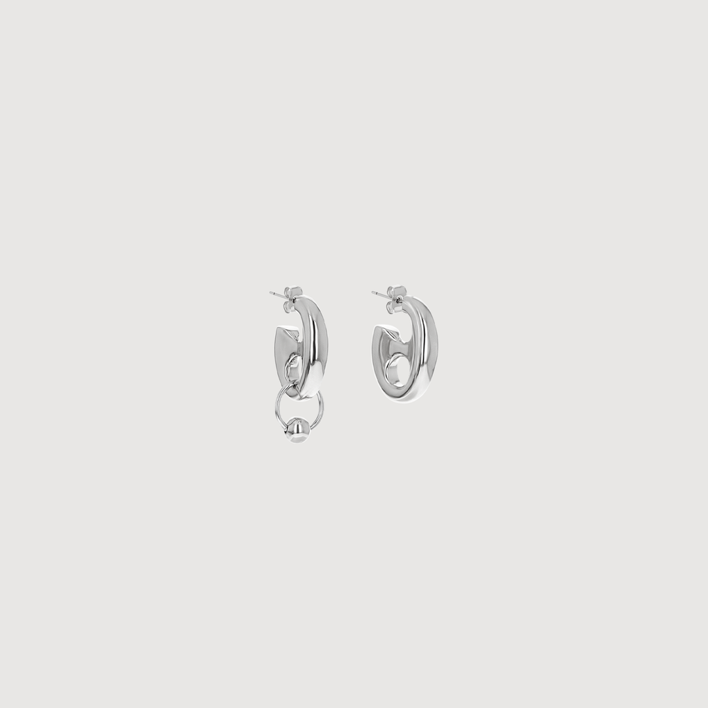 JUSTINE CLENQUET - Aster earrings silver