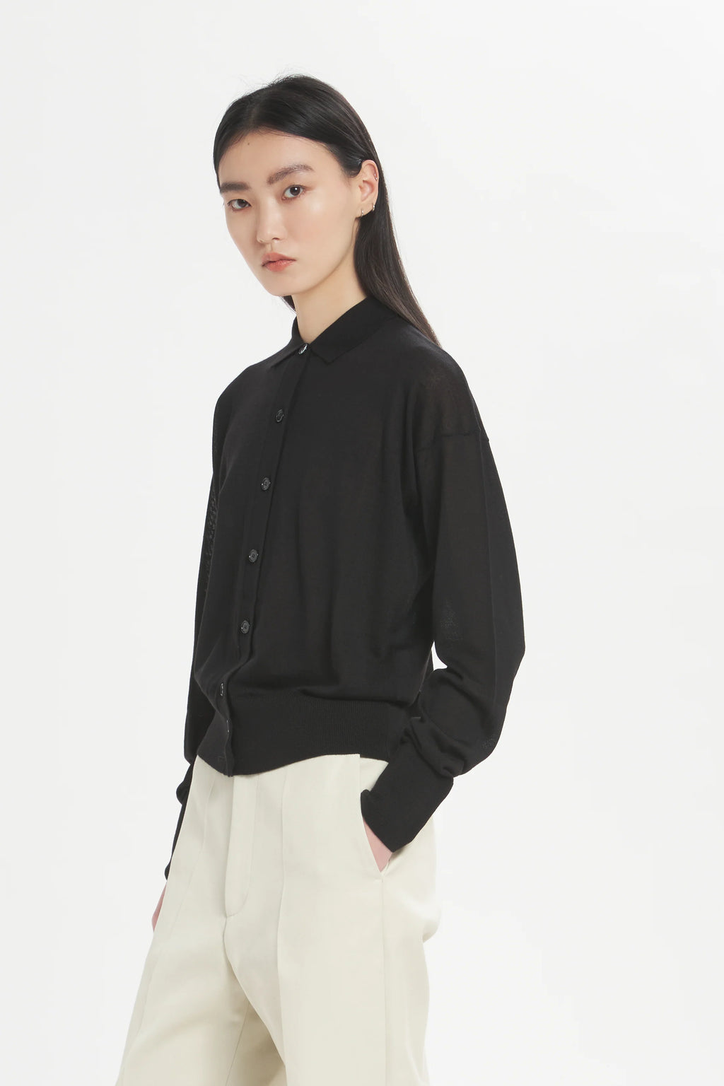 BARENA - Knitwear lucilla nero