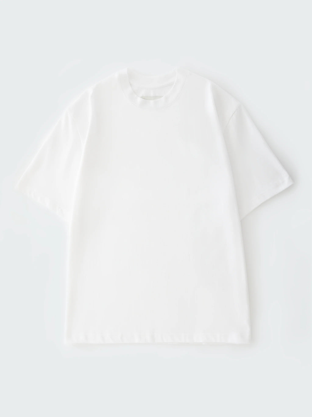 STUDIO NICHOLSON - T-shirt lay mercerized optic white