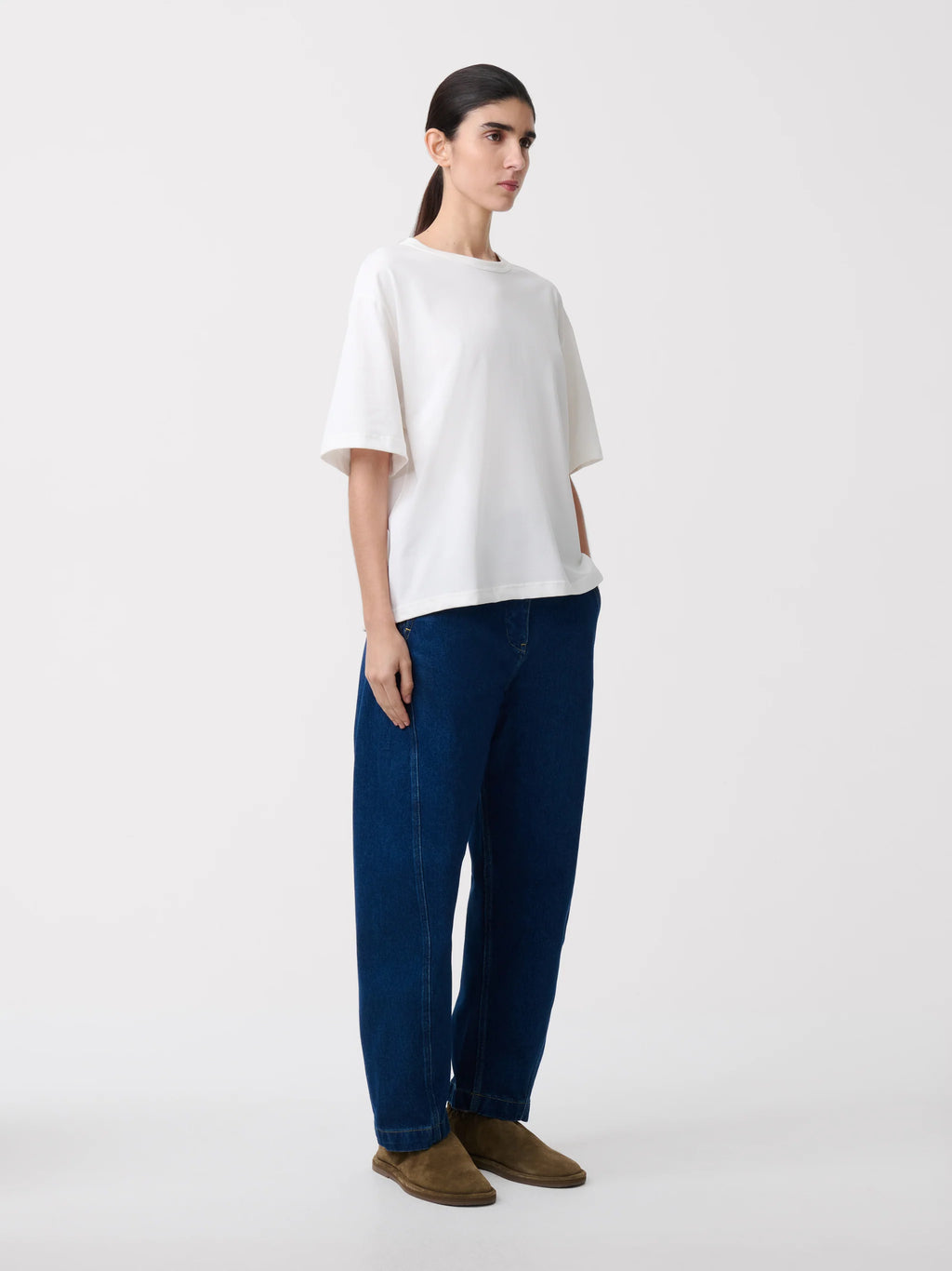 STUDIO NICHOLSON - Lee T-Shirt white