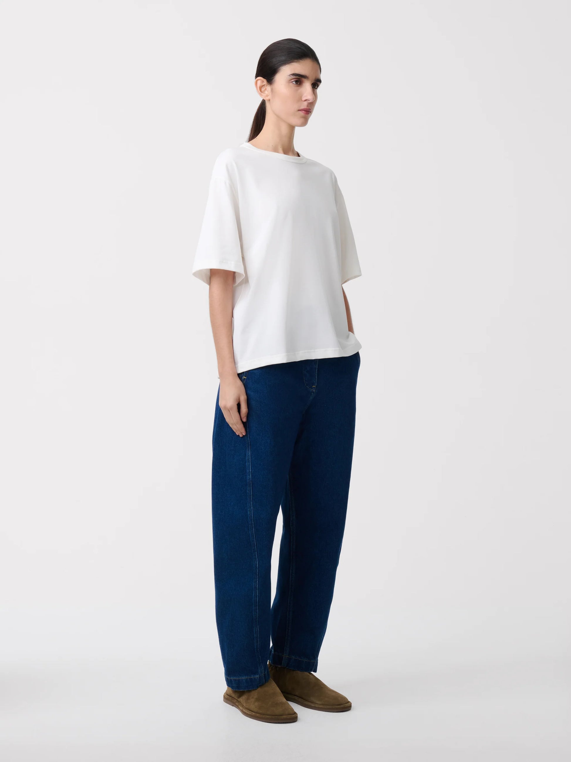 STUDIO NICHOLSON - Lee T-Shirt white
