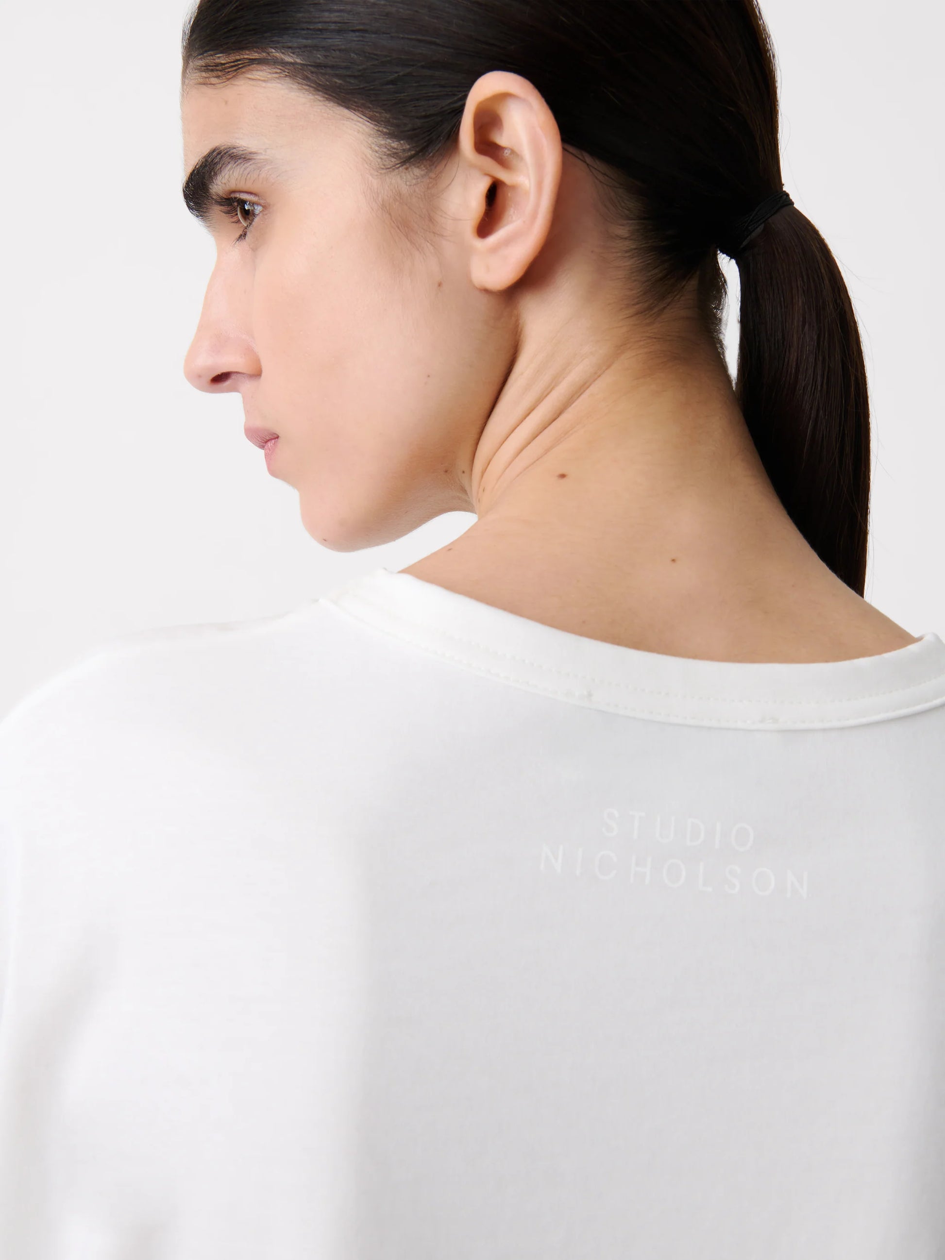 STUDIO NICHOLSON - Lee T-Shirt white