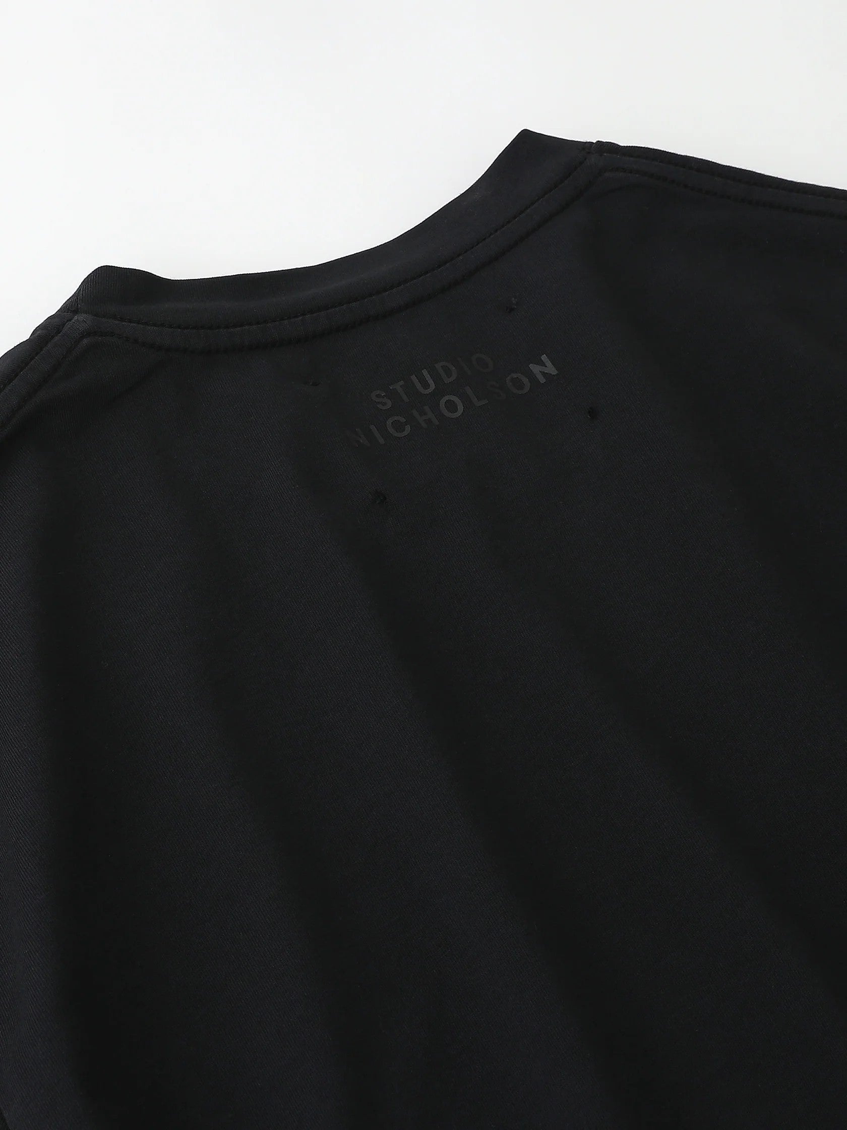 STUDIO NICHOLSON - T-shirt loop black STUDIO NICHOLSON