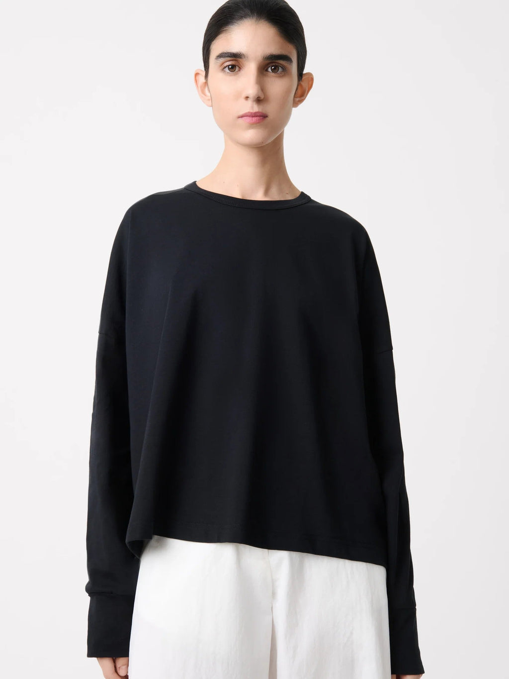 STUDIO NICHOLSON - T-shirt loop black STUDIO NICHOLSON