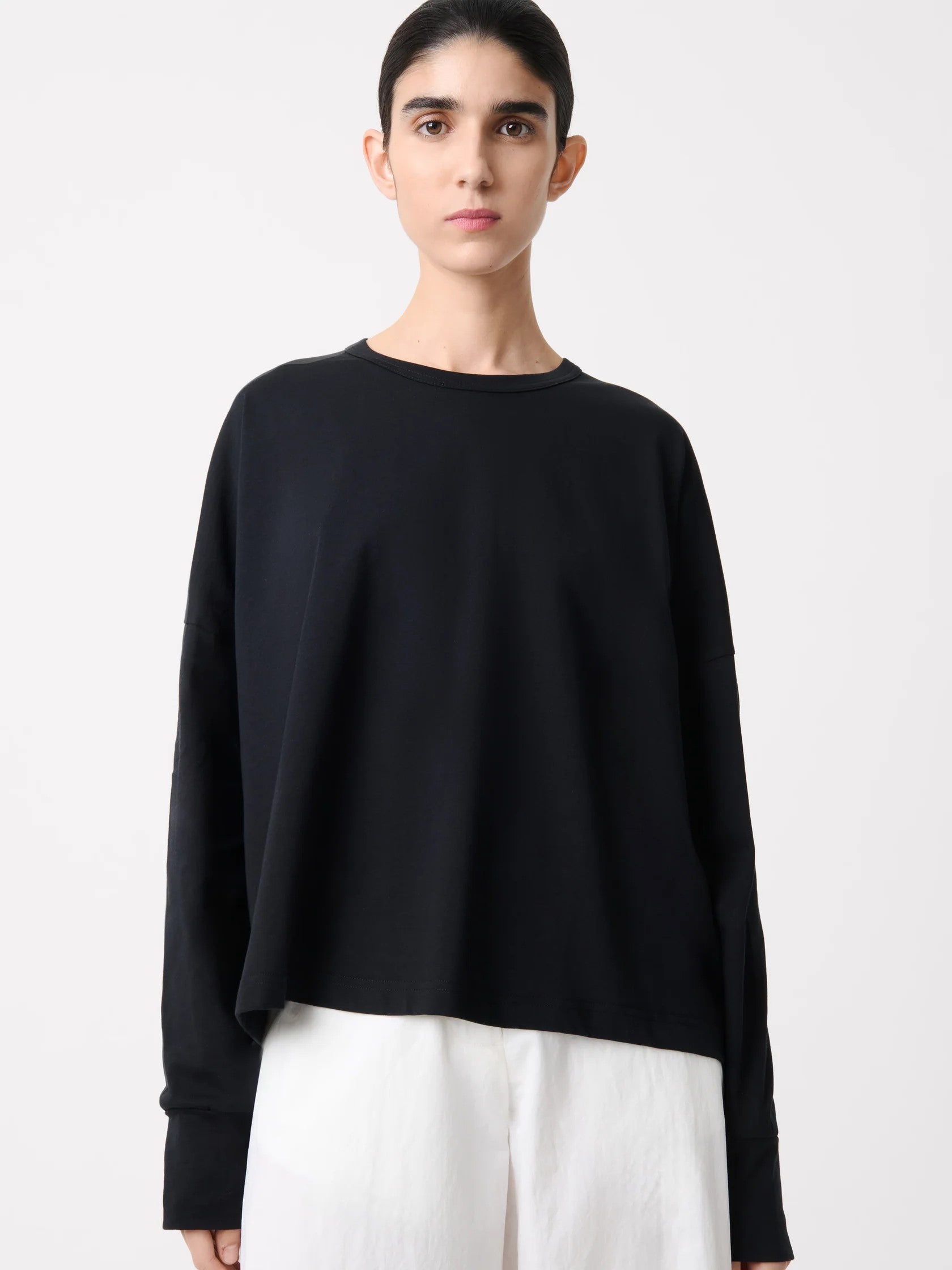 STUDIO NICHOLSON - T-shirt loop black STUDIO NICHOLSON