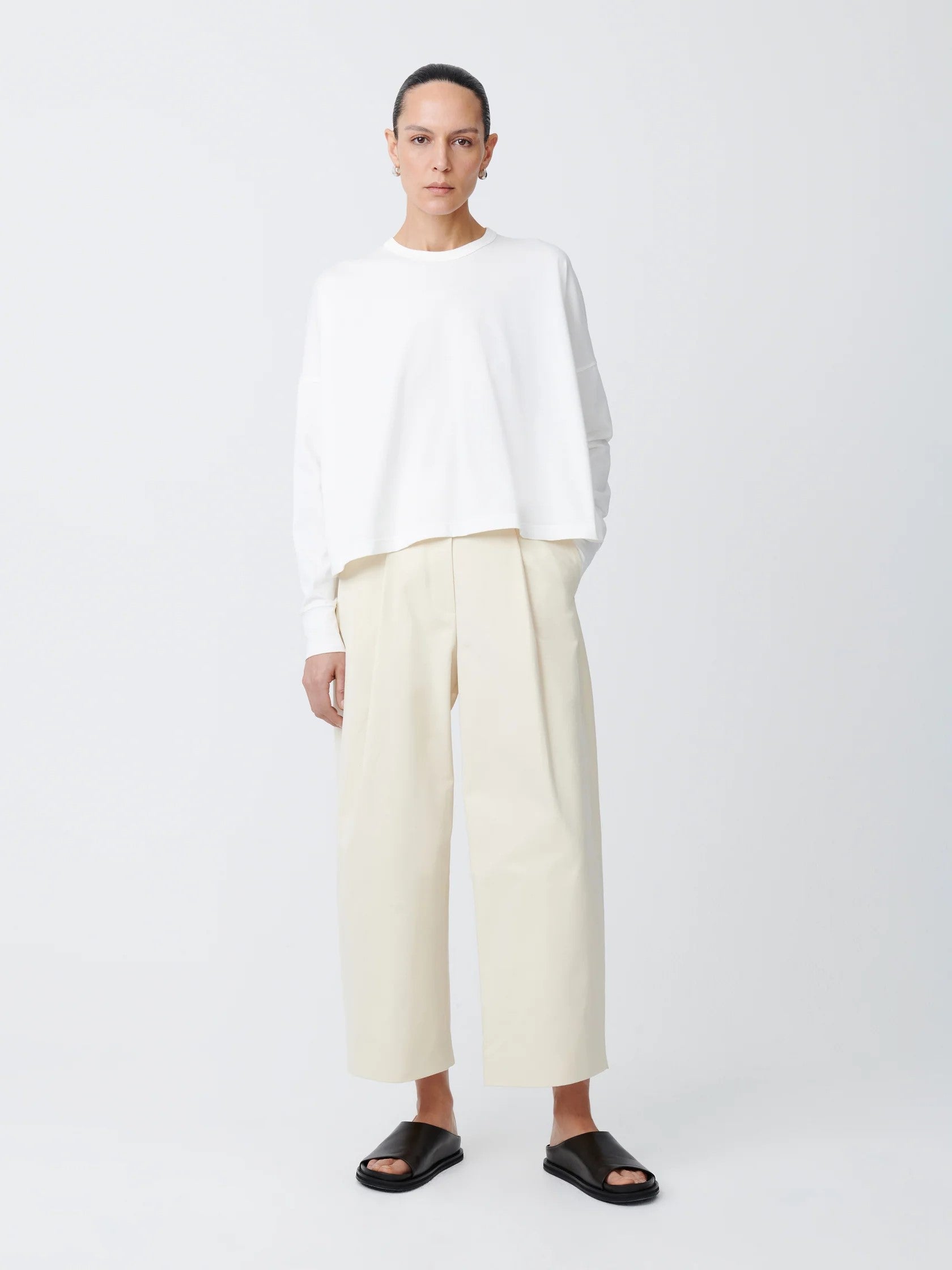 STUDIO NICHOLSON - T-shirt loop white (Copie) STUDIO NICHOLSON