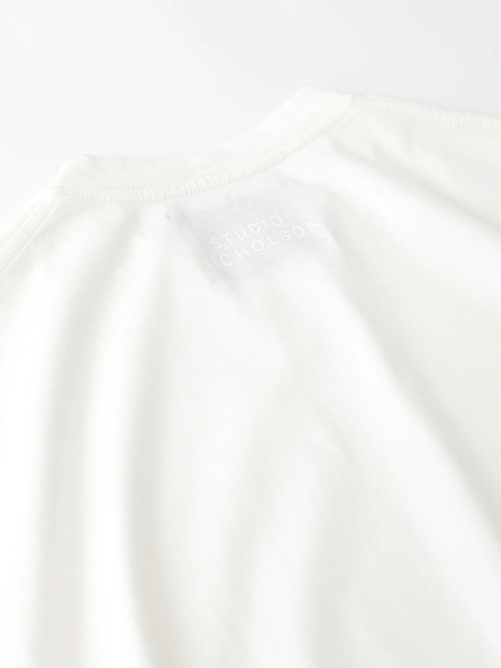 STUDIO NICHOLSON - T-shirt loop white (Copie) STUDIO NICHOLSON