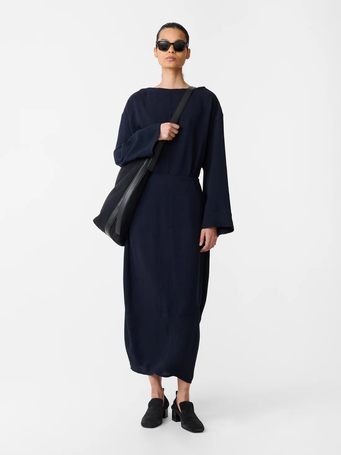 STUDIO NICHOLSON - Top lory darkest navy STUDIO NICHOLSON