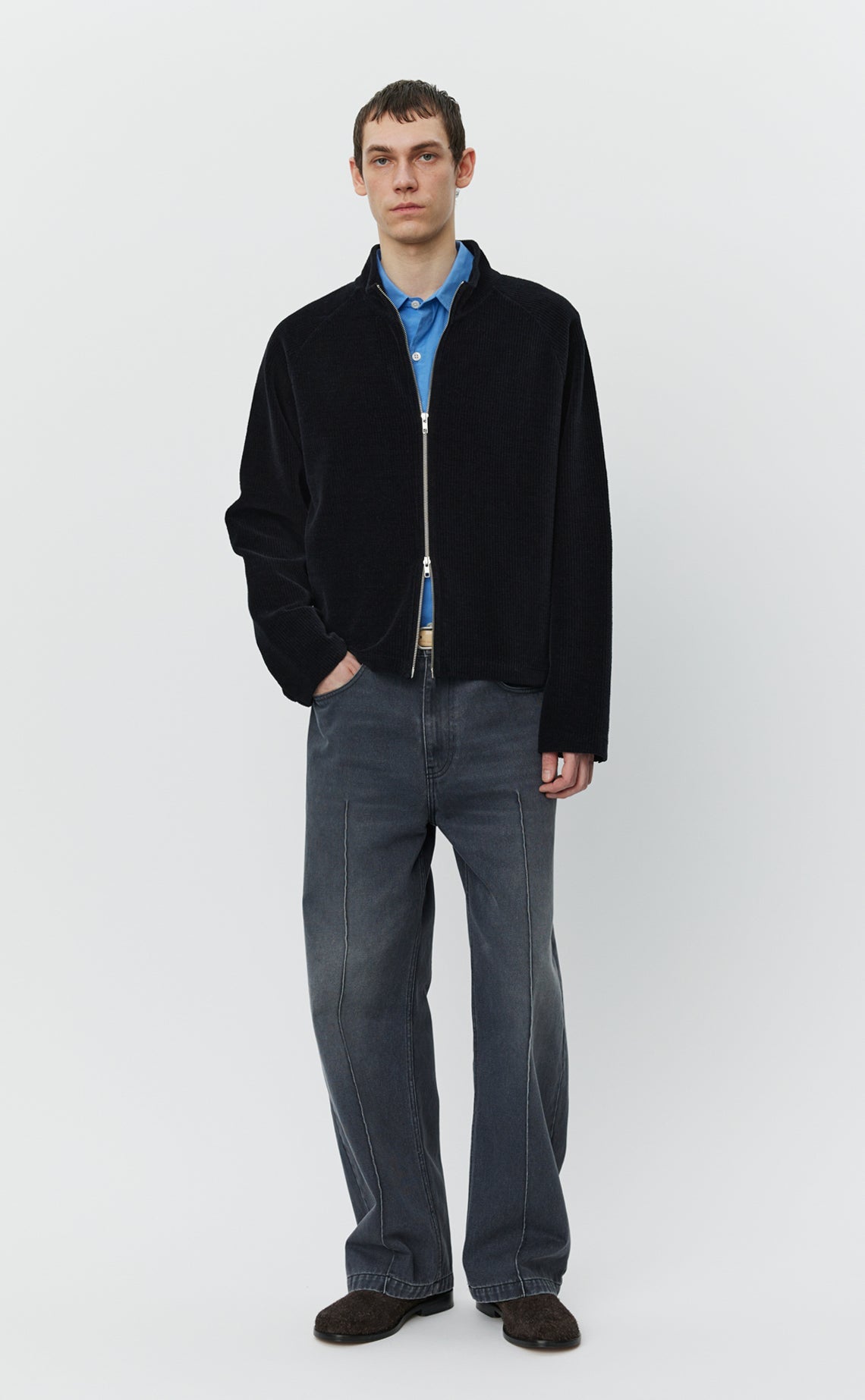 MFPEN - Leisure zip-up black jersey MFPEN