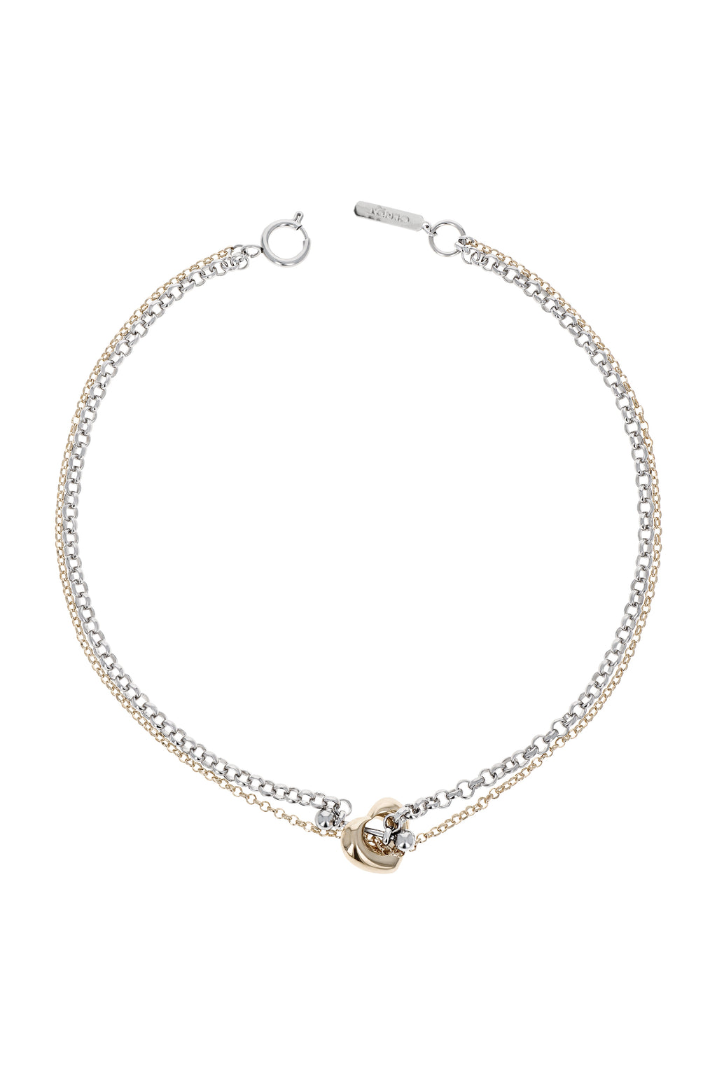 JUSTINE CLENQUET - liu necklace gold palladium JUSTINE CLENQUET