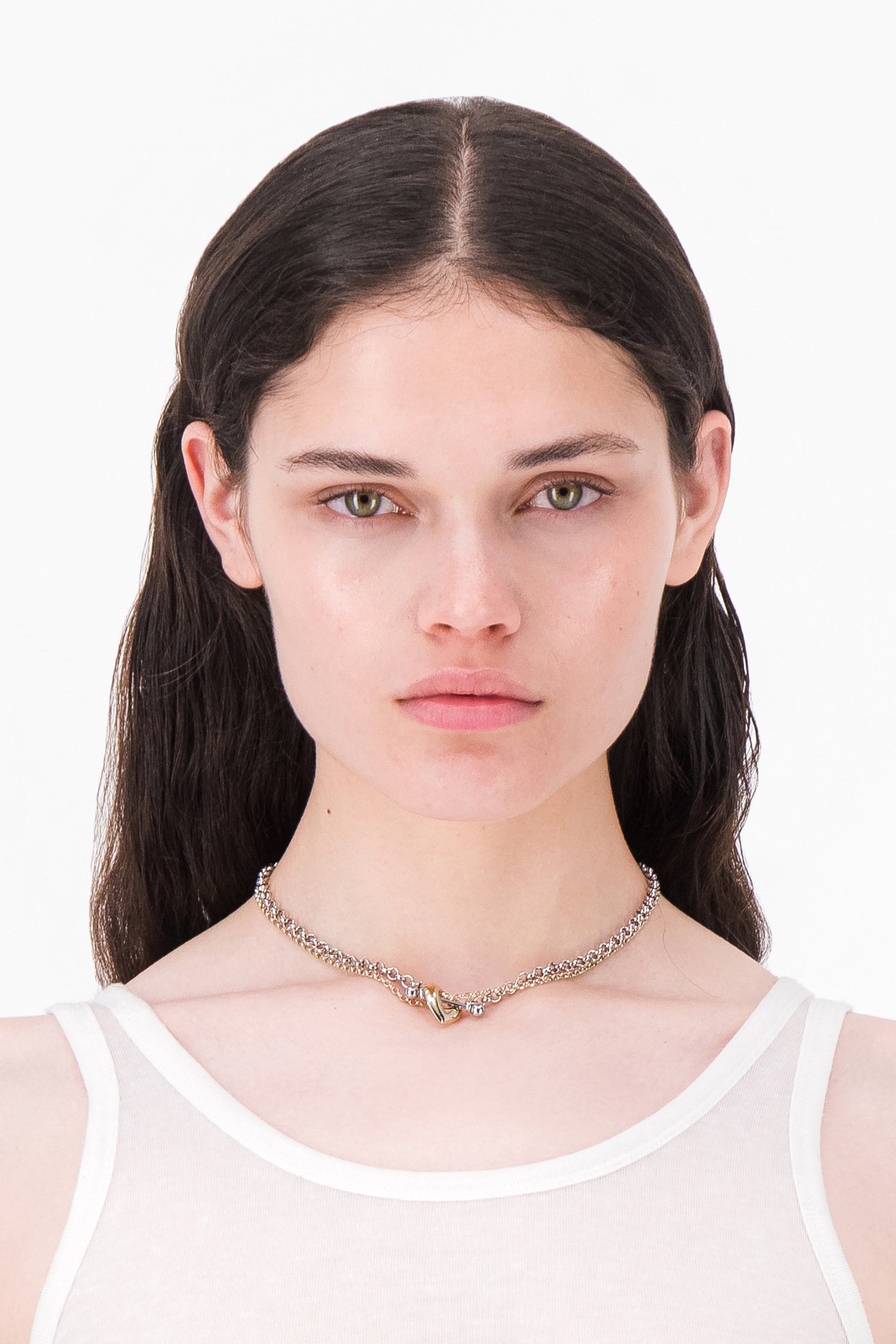JUSTINE CLENQUET - liu necklace gold palladium JUSTINE CLENQUET