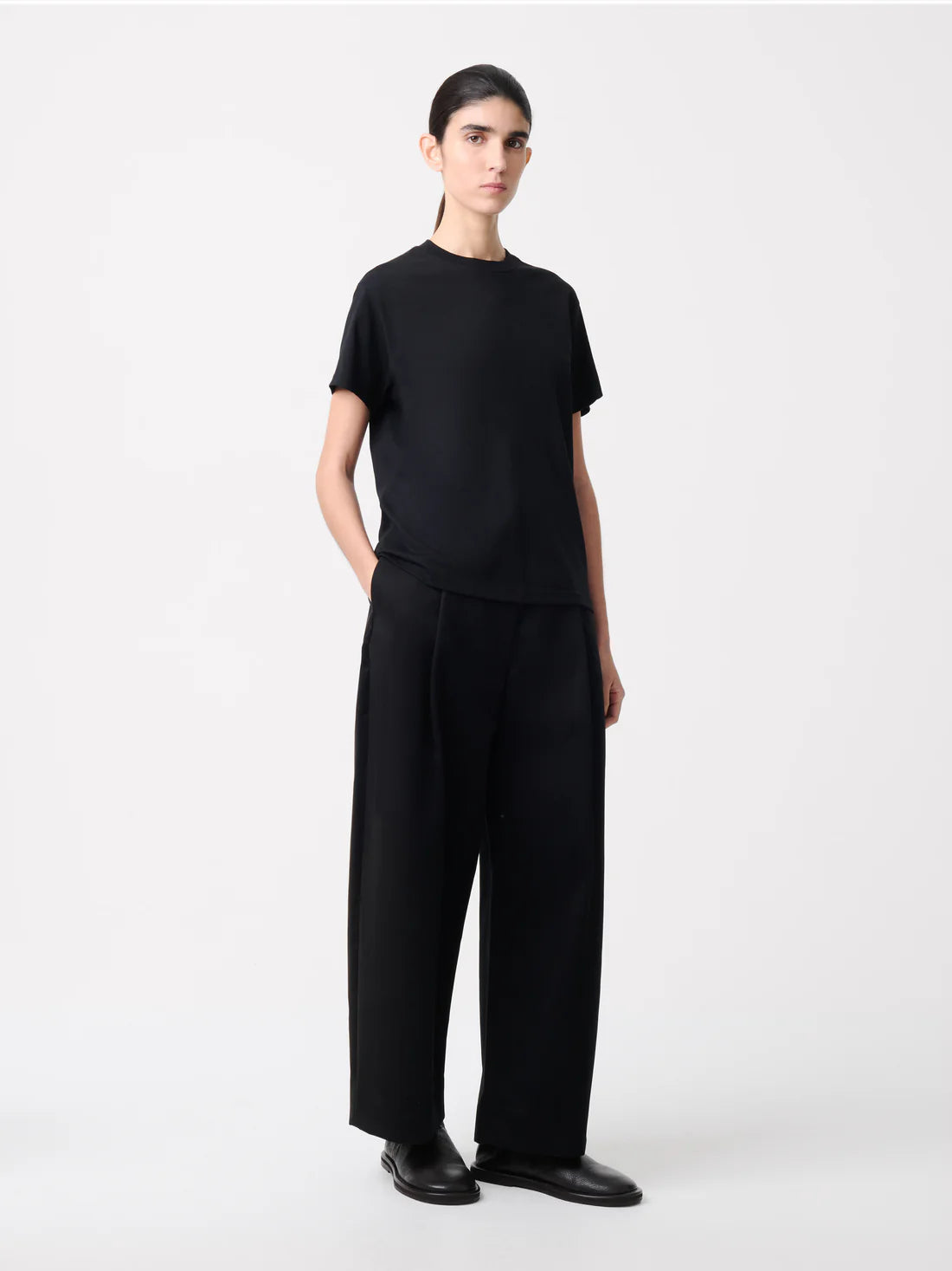 STUDIO NICHOLSON - T-shirt marine black