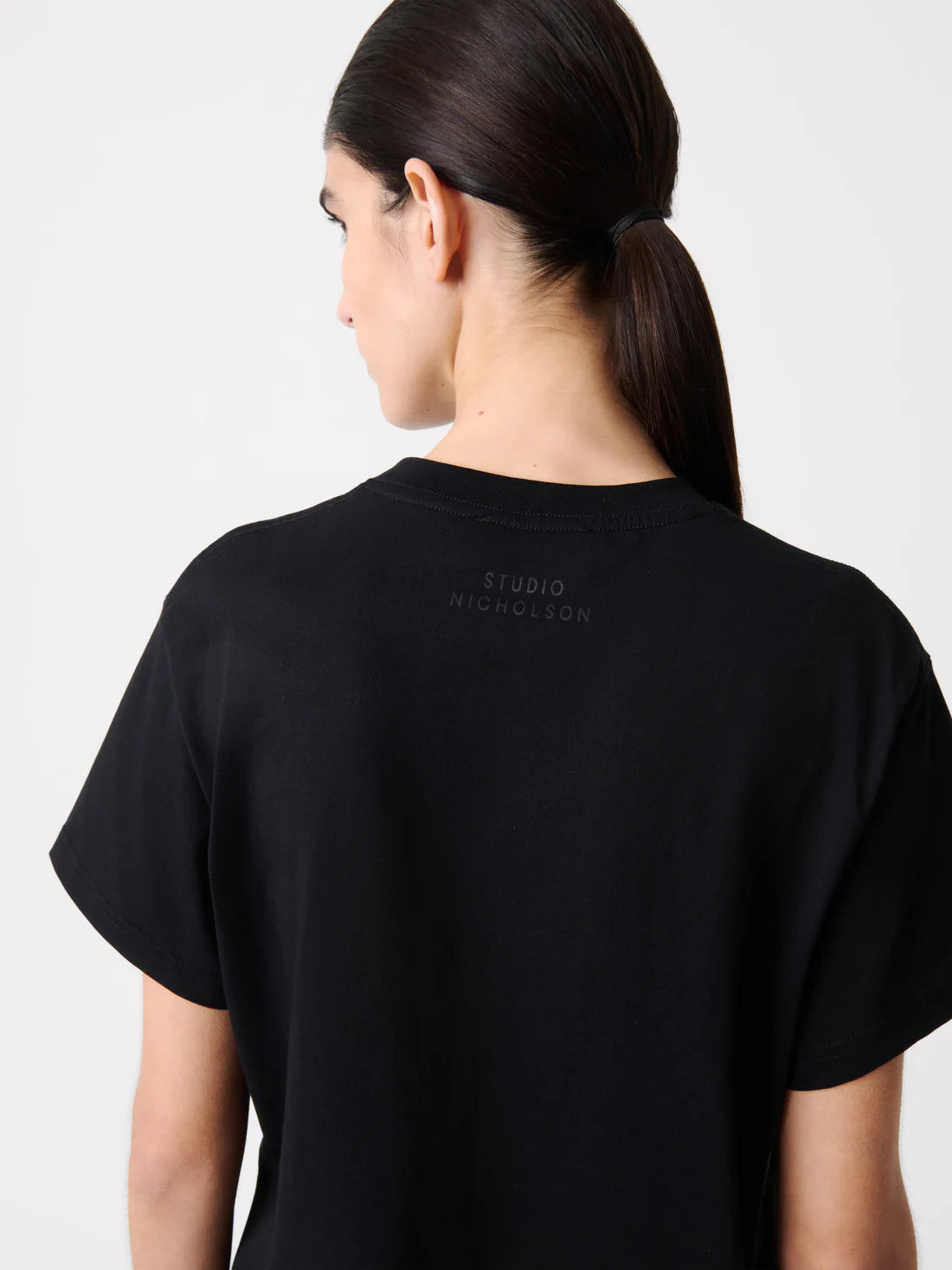 STUDIO NICHOLSON - T-shirt marine black