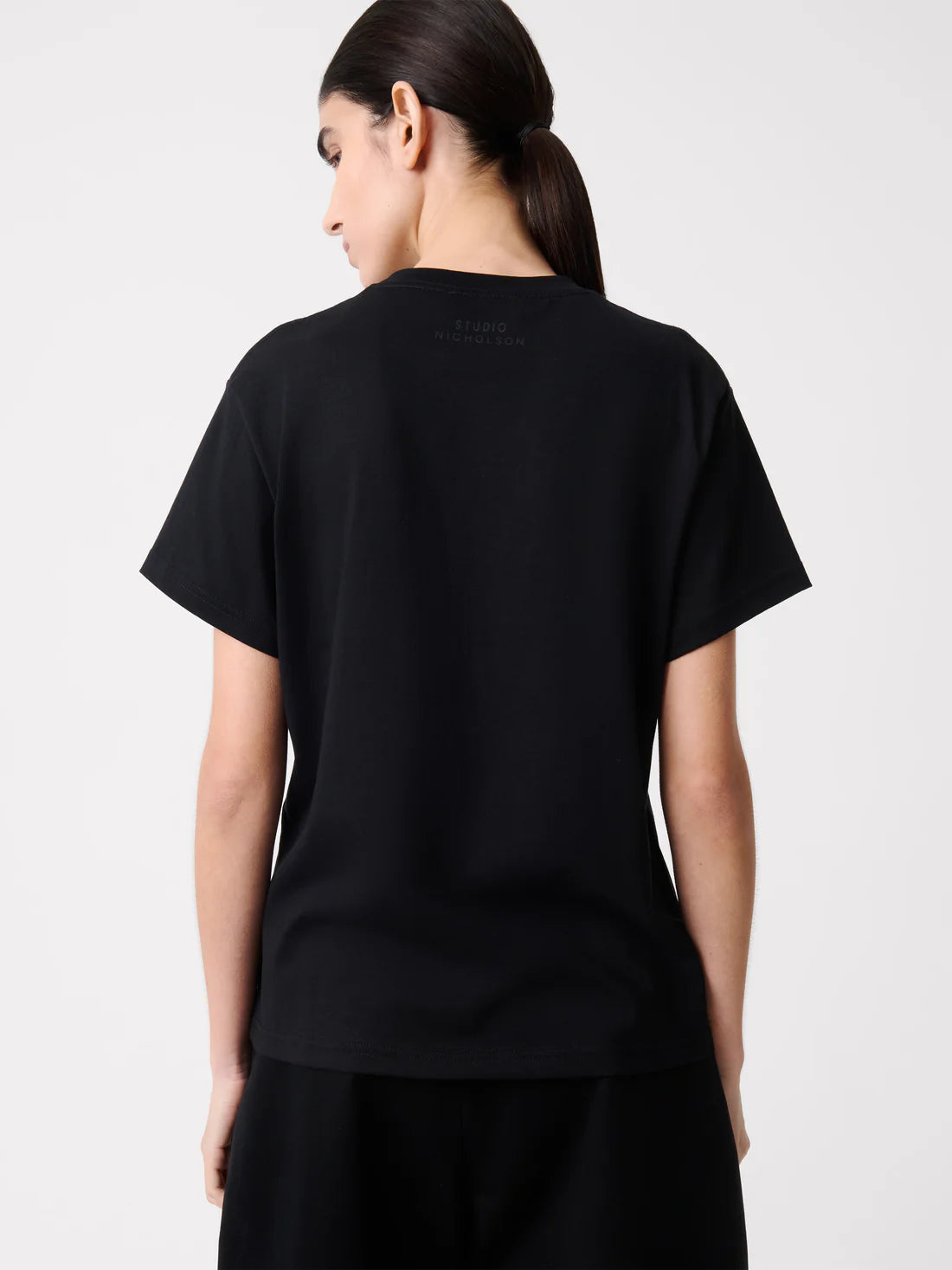 STUDIO NICHOLSON - T-shirt marine black