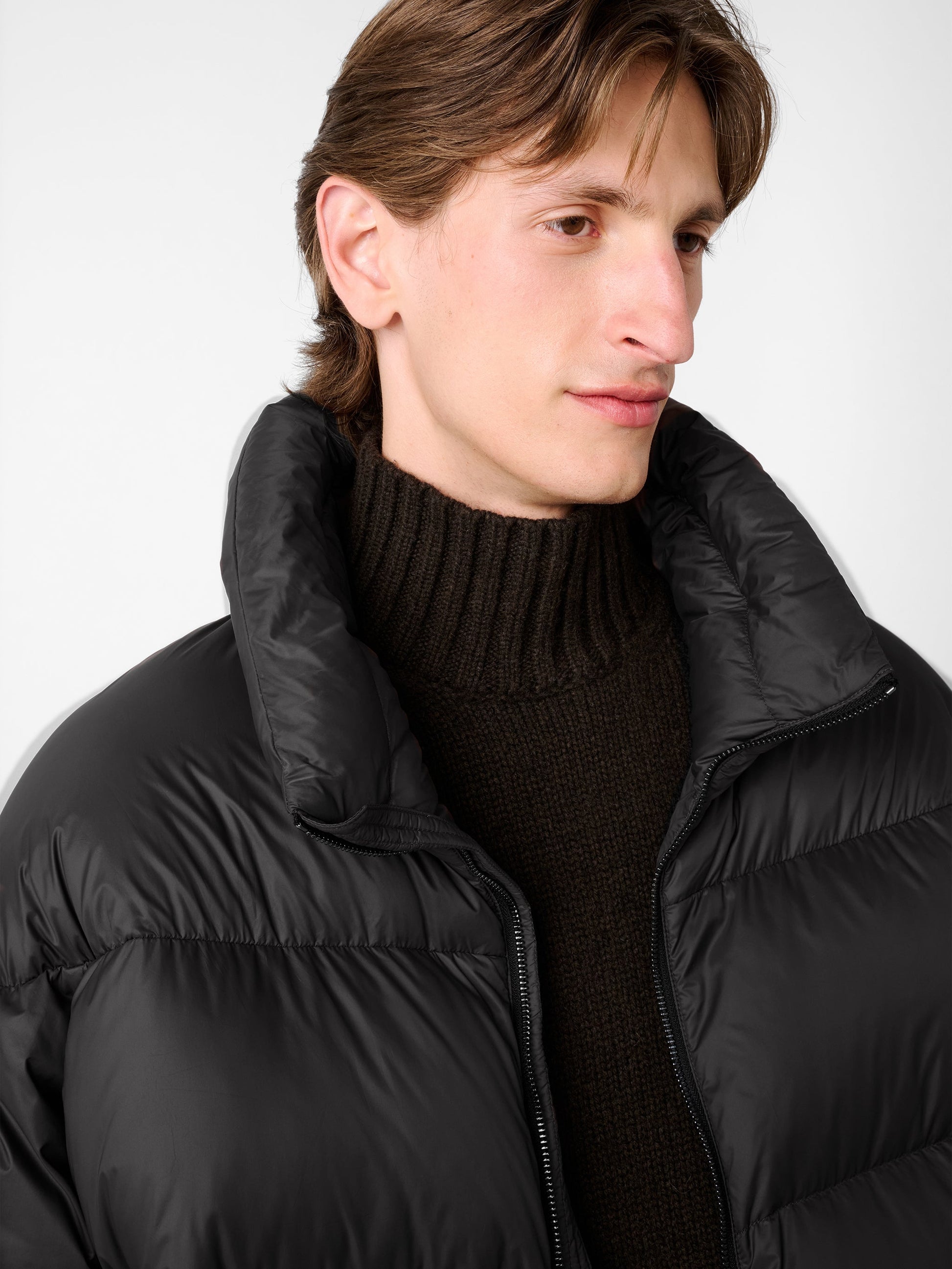 STUDIO NICHOLSON - Puffer massey black STUDIO NICHOLSON