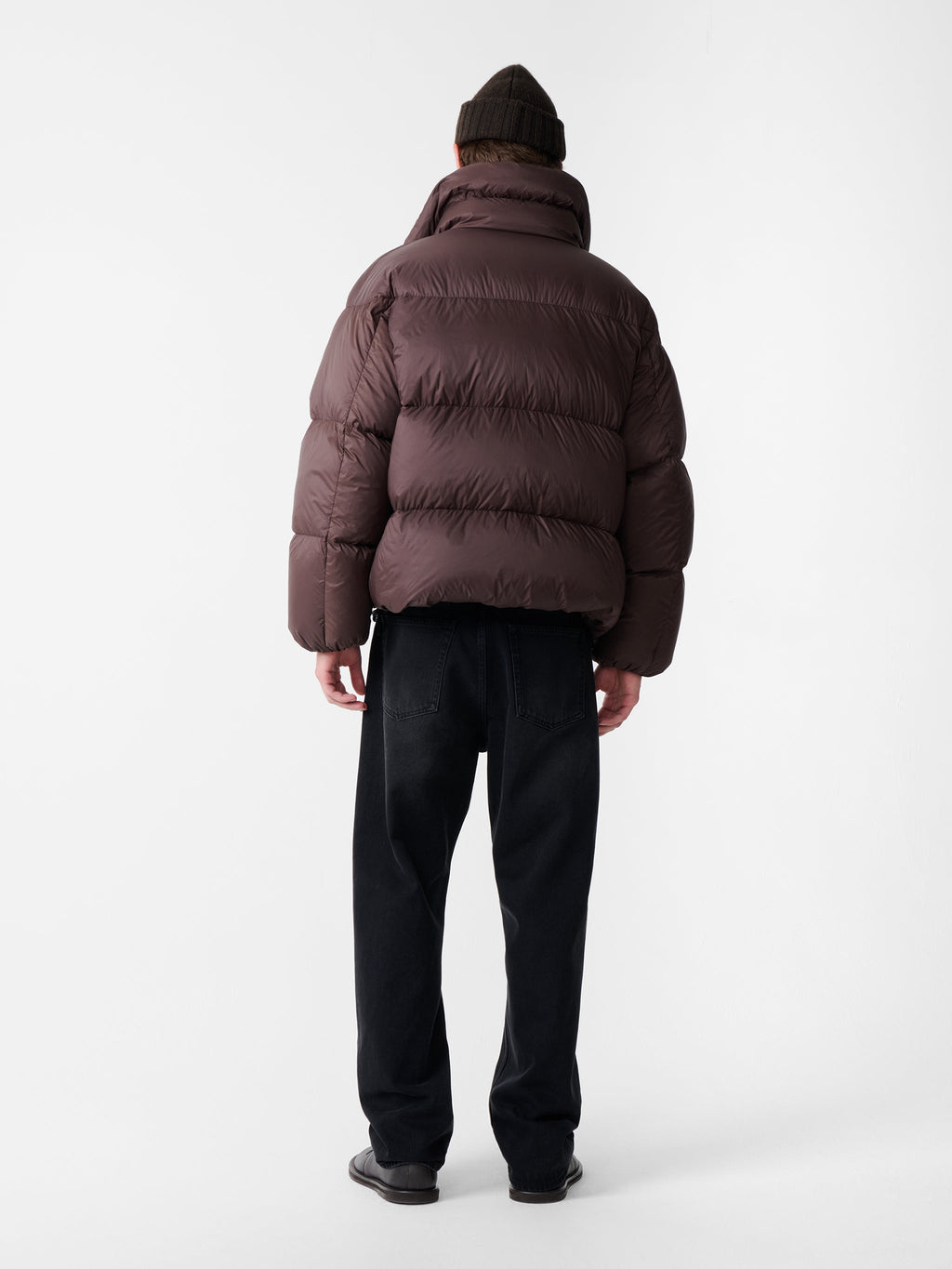 STUDIO NICHOLSON - Puffer massey chocolate brown STUDIO NICHOLSON