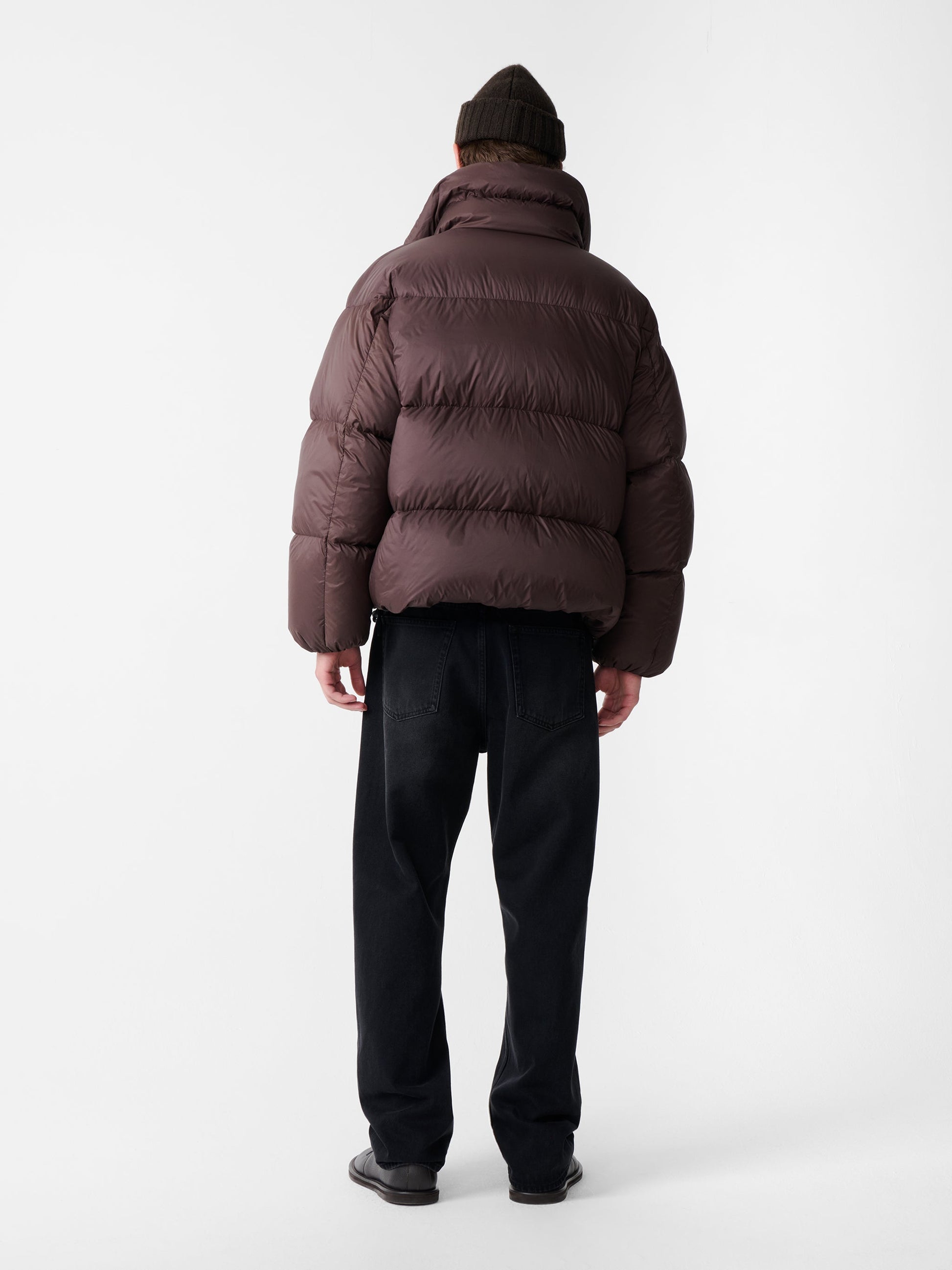 STUDIO NICHOLSON - Puffer massey chocolate brown STUDIO NICHOLSON