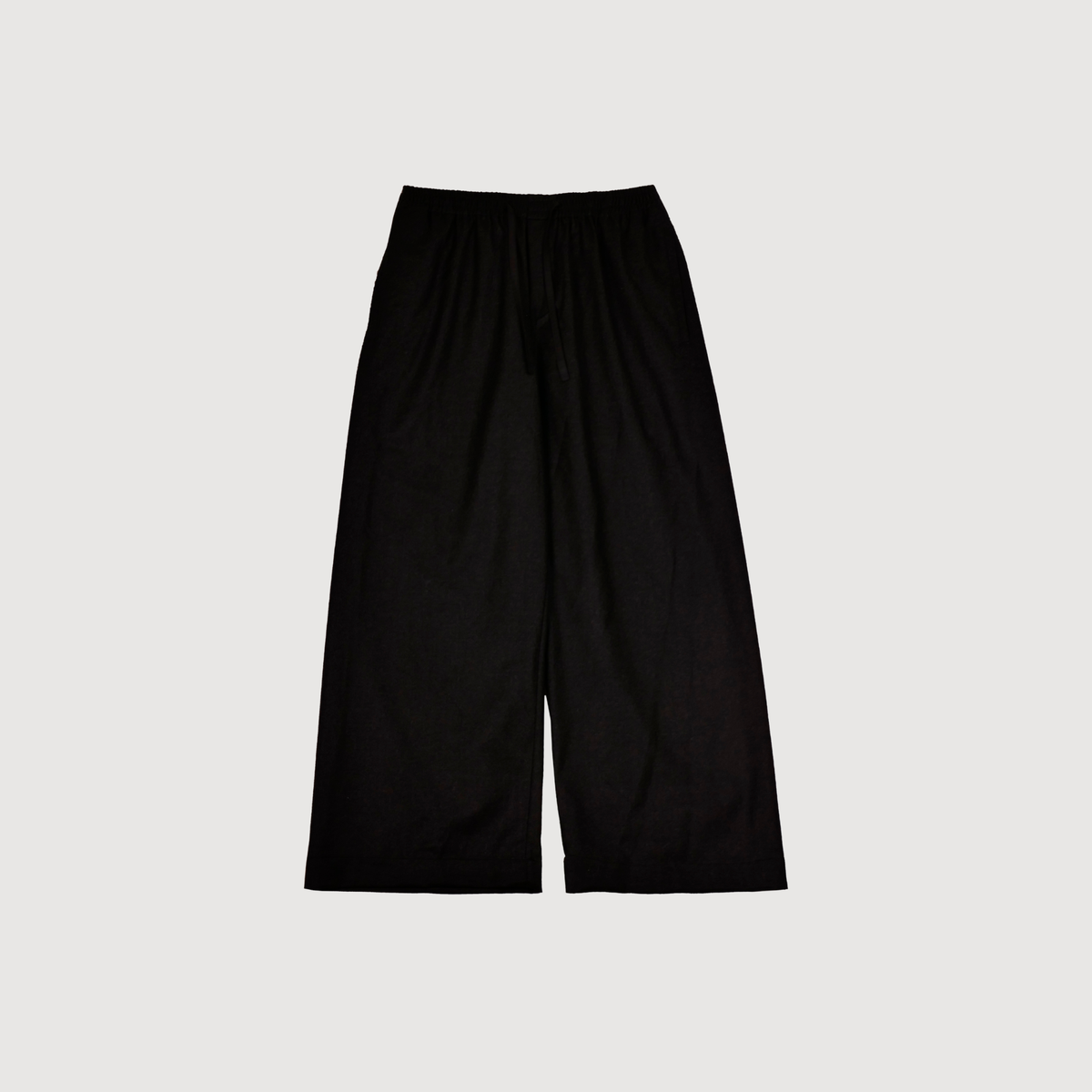 Mii - Pant flannel superfine wool baggy anthracite
