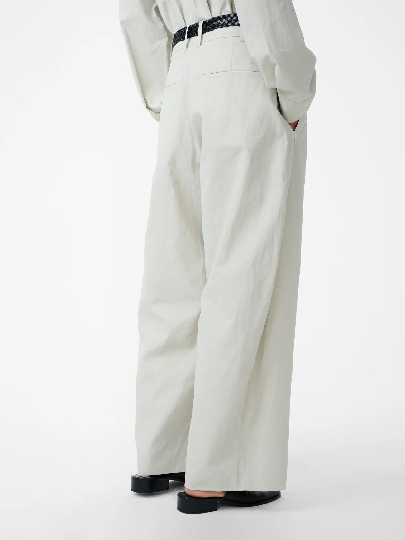 STUDIO NICHOLSON - Pant Minos Bone