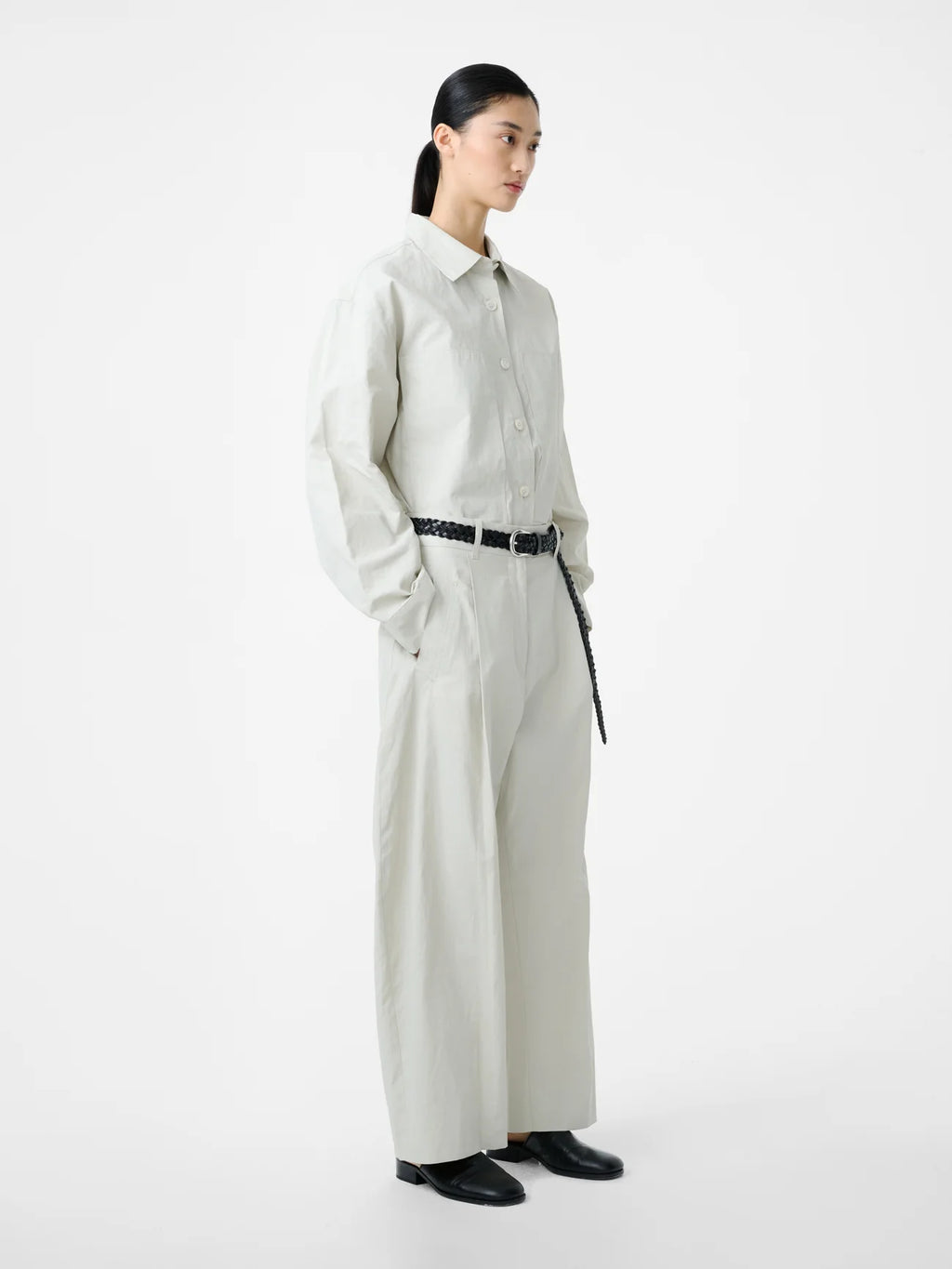 STUDIO NICHOLSON - Pant Minos Bone