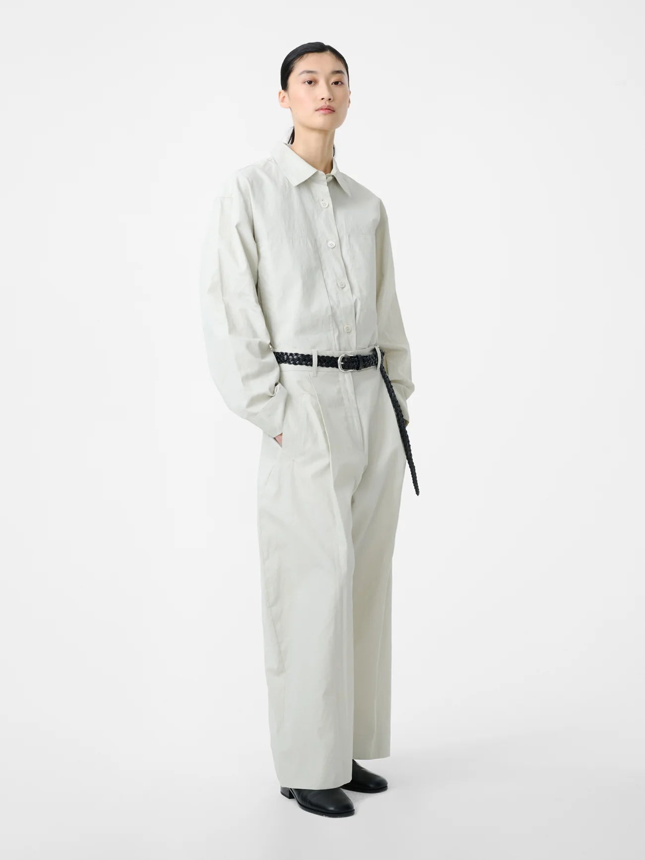 STUDIO NICHOLSON - Pant Minos Bone