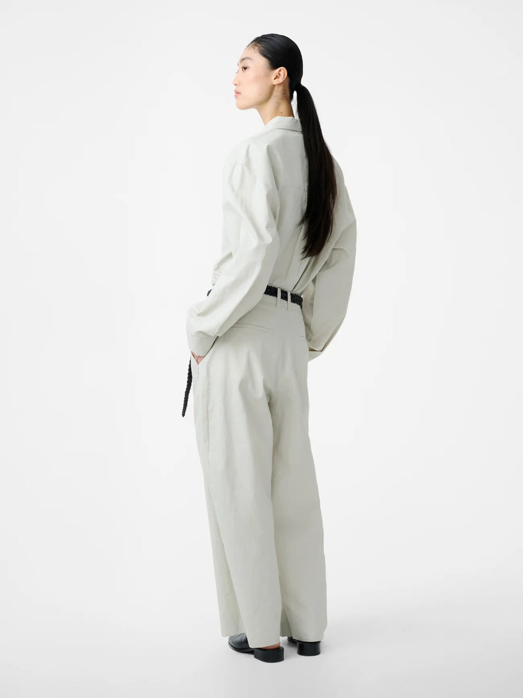 STUDIO NICHOLSON - Pant Minos Bone