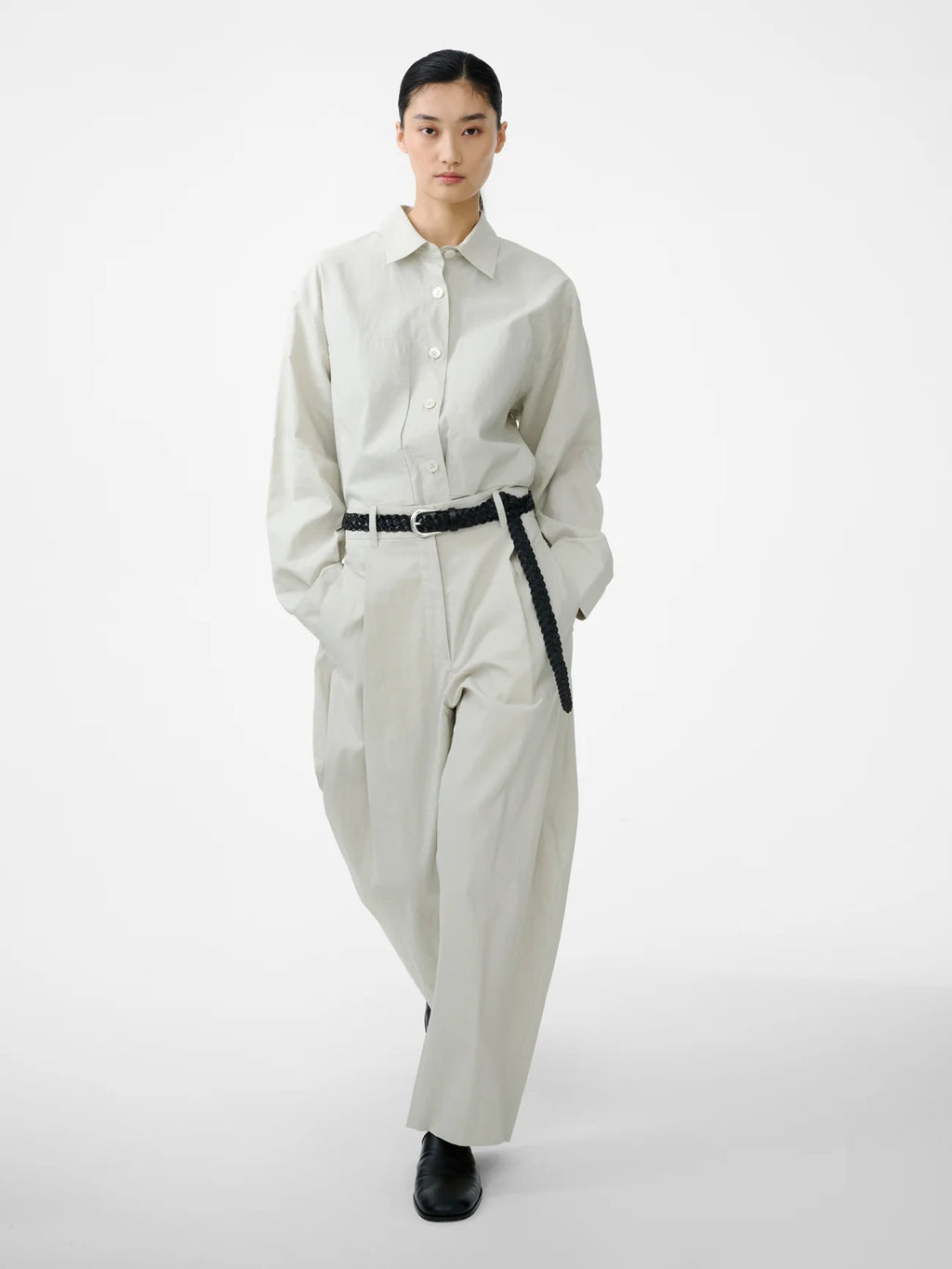 STUDIO NICHOLSON - Pant Minos Bone