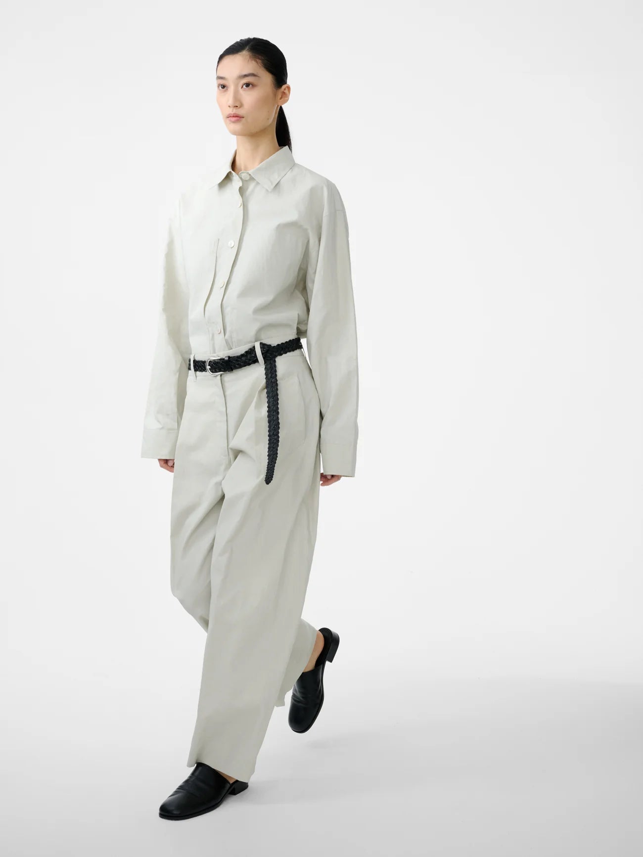 STUDIO NICHOLSON - Pant Minos Bone