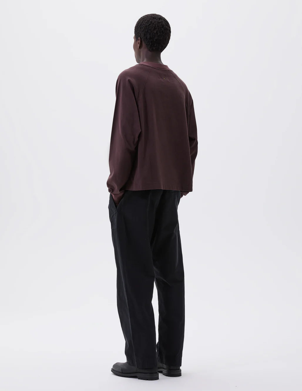 MHL. - Press trousers double twisted cotton canvas black