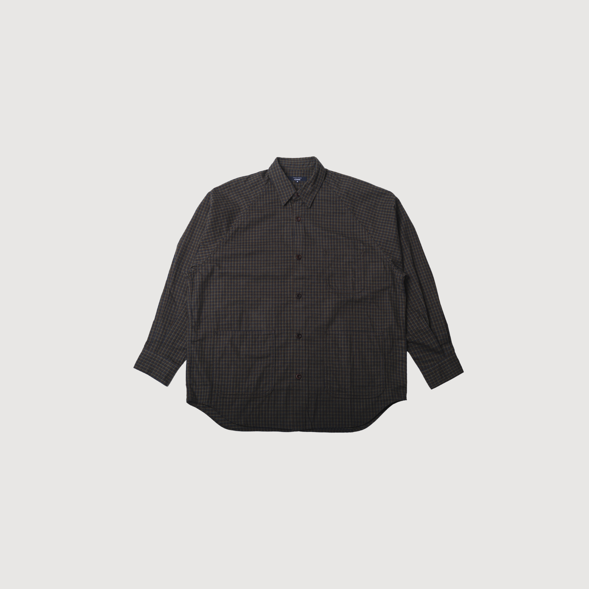 CDG - Men's shirt jacket navy brown khaki
