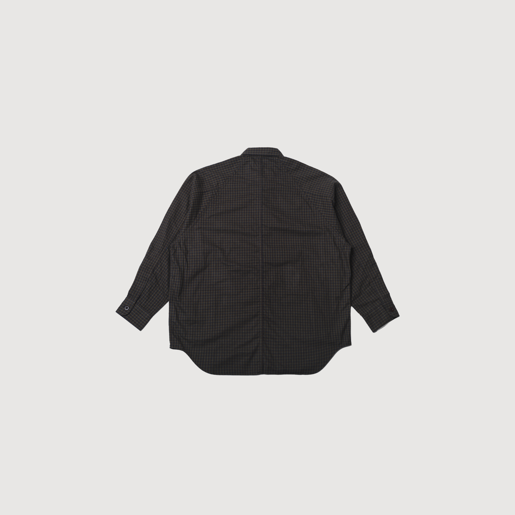 CDG - Men's shirt jacket navy brown khaki